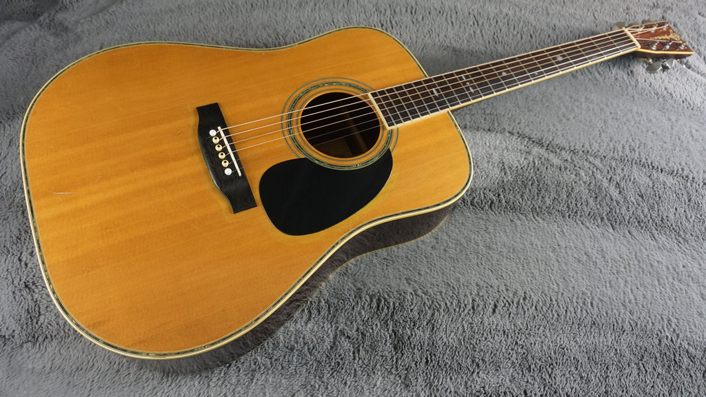 Three S W-300D Vintage Japanese Dreadnought Acoustic Guitar w/ OHSC Nagoya Japan
