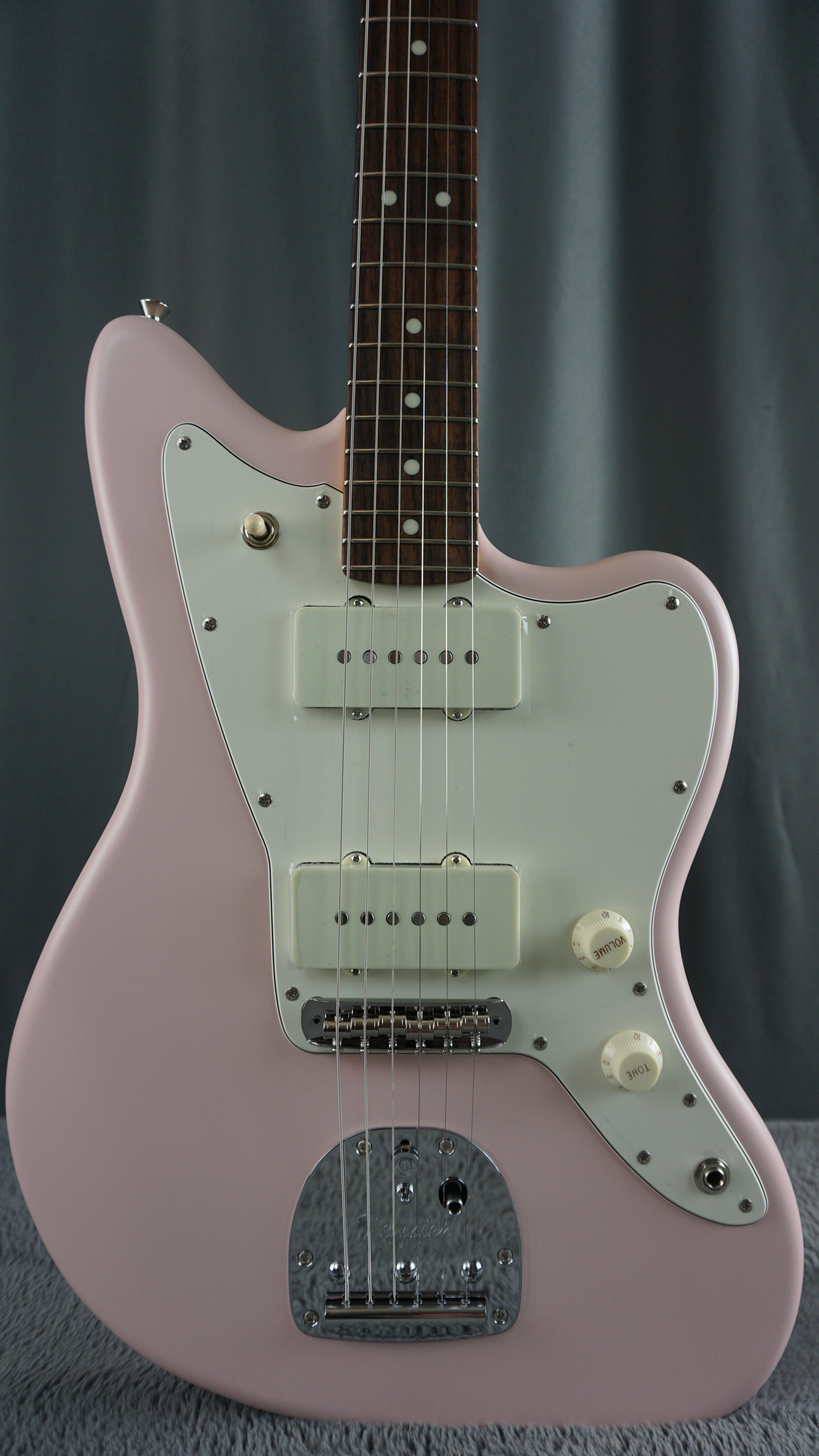 Fender Made in Japan FSR Hybrid II Jazzmaster Satin Shell Pink Kinko’s Exclusive 1 of 12
