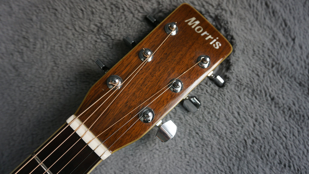 Morris W-35 Vintage MIJ Dreadnought Acoustic Guitar w/ Hard Case