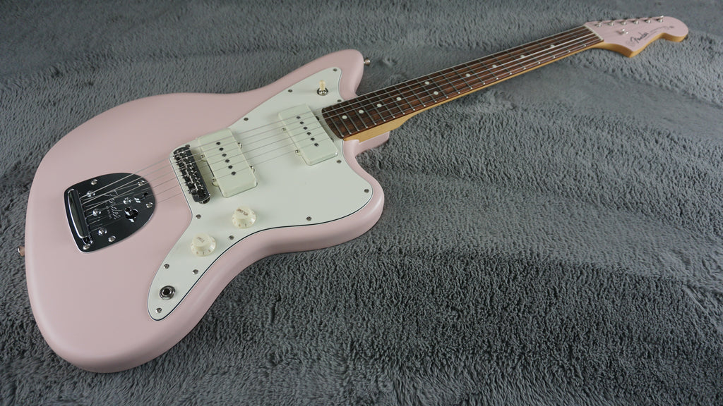Fender Made in Japan FSR Hybrid II Jazzmaster Satin Shell Pink Kinko’s Exclusive 1 of 12