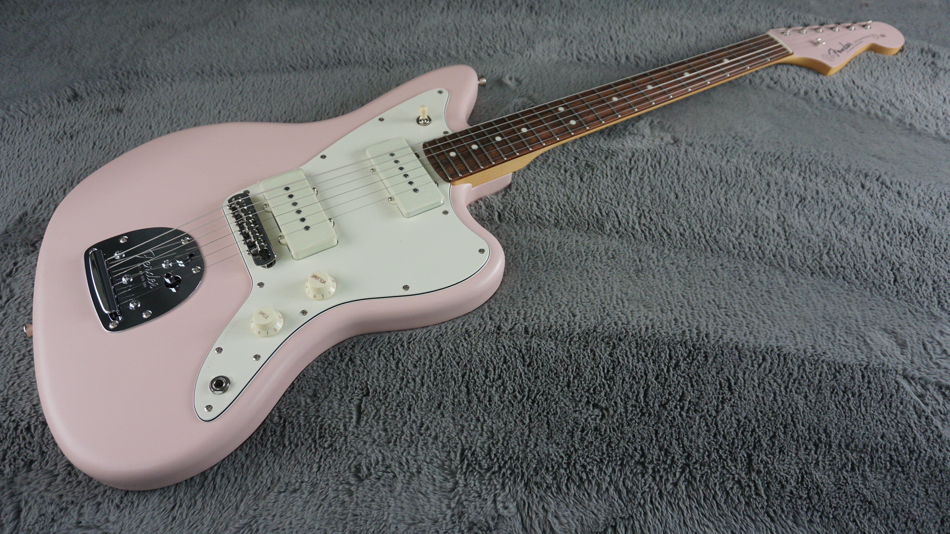 Fender Made in Japan FSR Hybrid II Jazzmaster Satin Shell Pink Kinko’s Exclusive 1 of 12