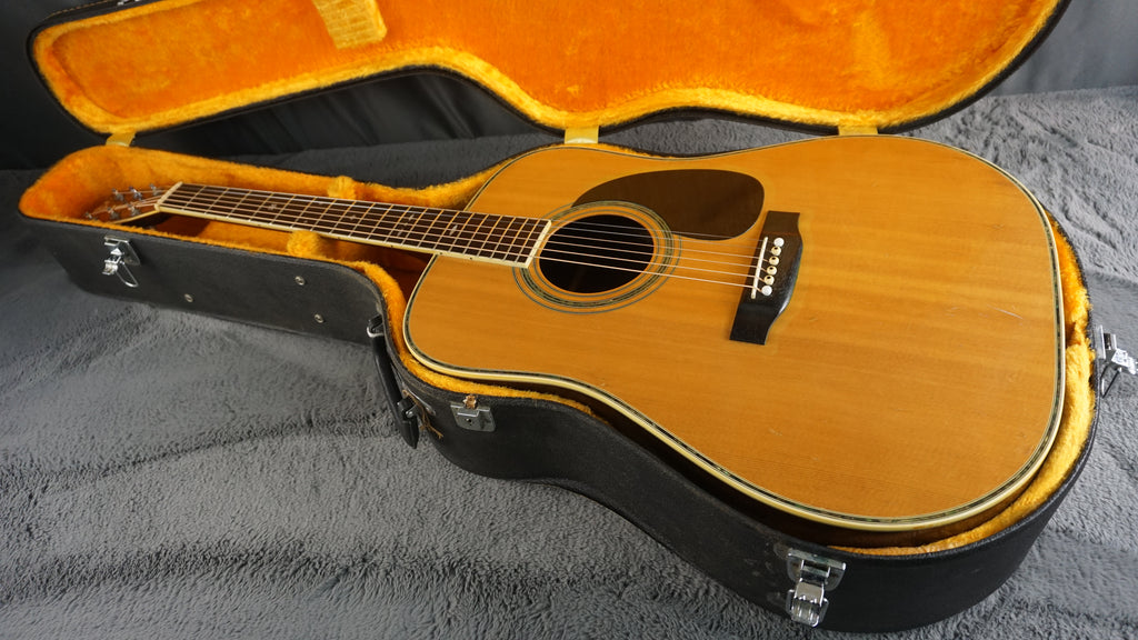 Three S W-300D Vintage Japanese Dreadnought Acoustic Guitar w/ OHSC Nagoya Japan