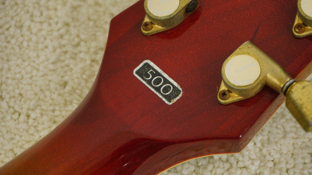 1982 Greco EG-500 Custom Super Real Cherry Sunburst Japan