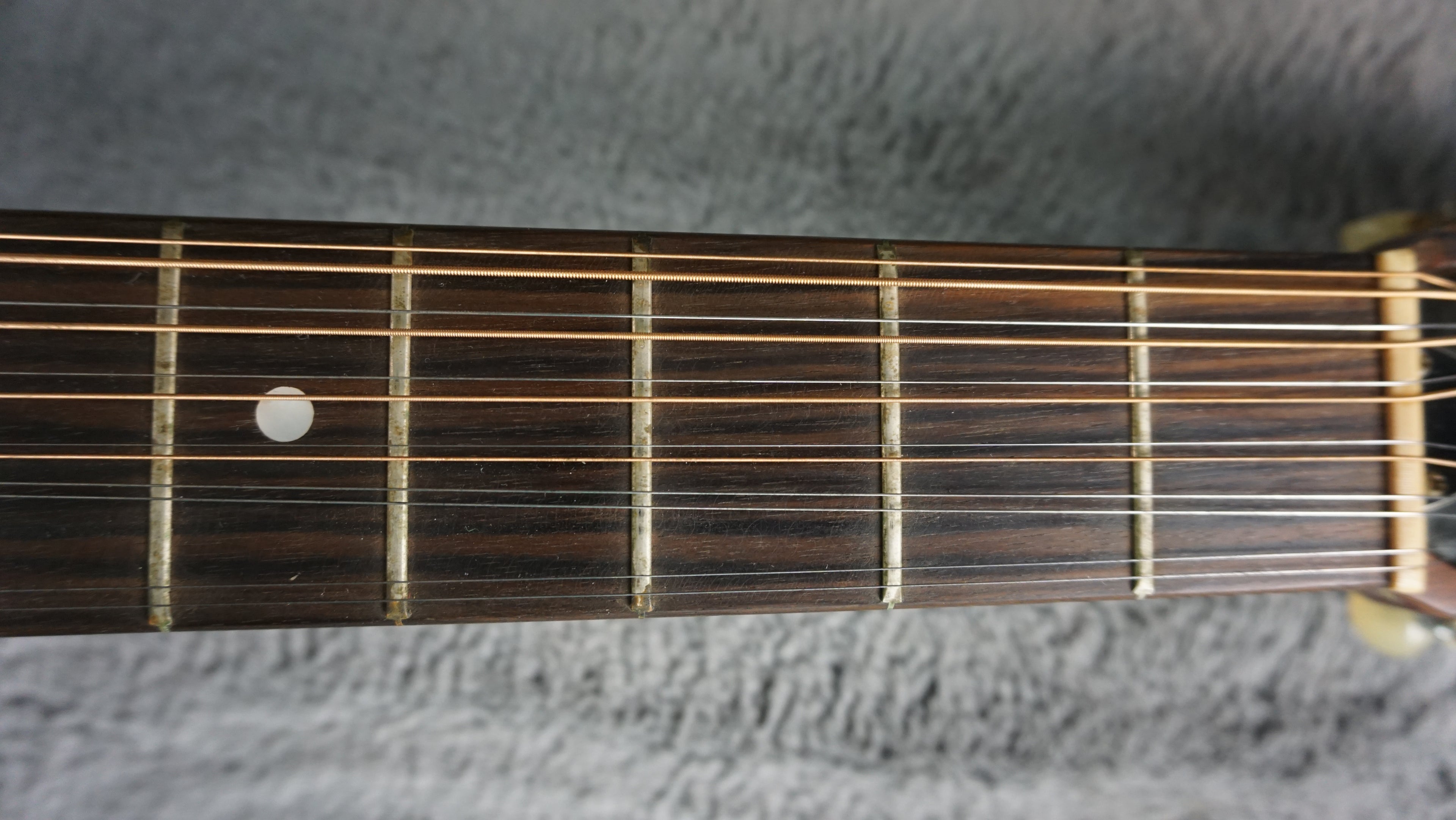 Vintage Jumbo 12-String Acoustic Guitar Japan Made w/ Hard Case