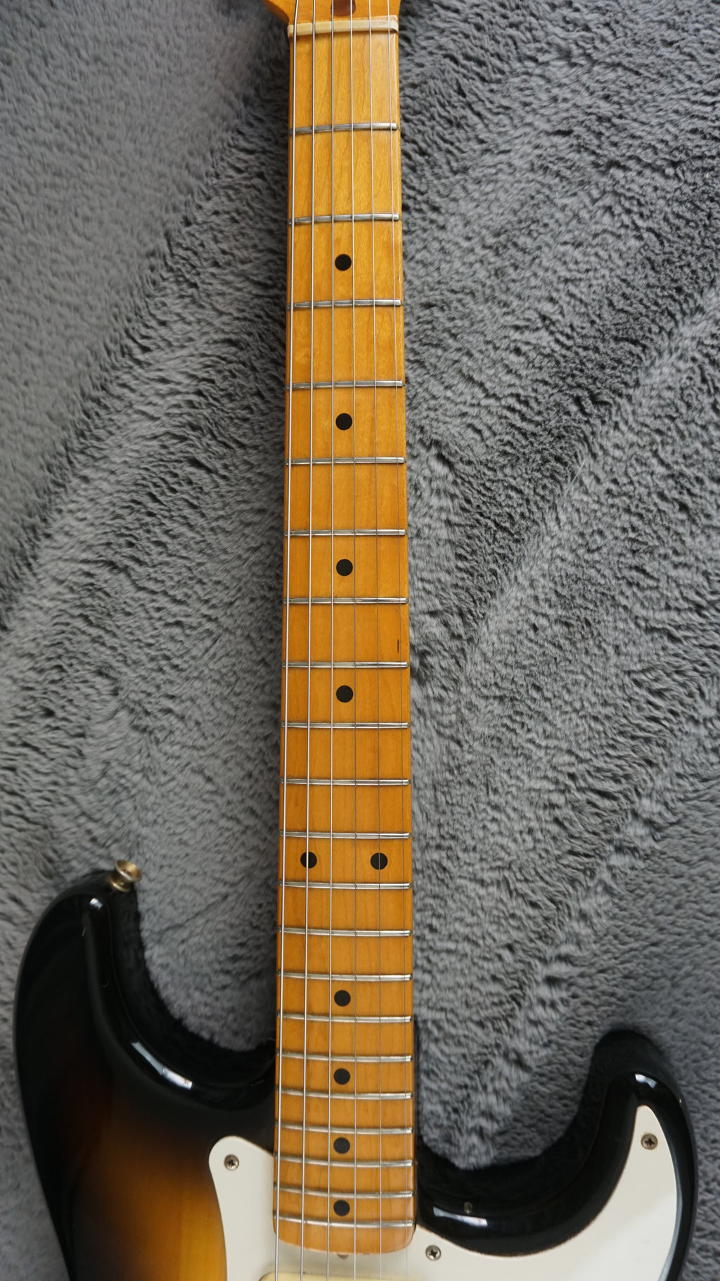 1987 MIJ Squier Stratocaster Fujigen E-Series Sunburst w/ ESP Rail Pickup & Fender Case