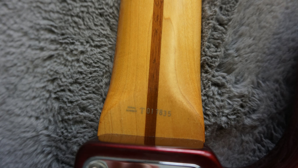 94-95 Fender Japan Jazz Bass Candy Apple Red w/ Gig Bag