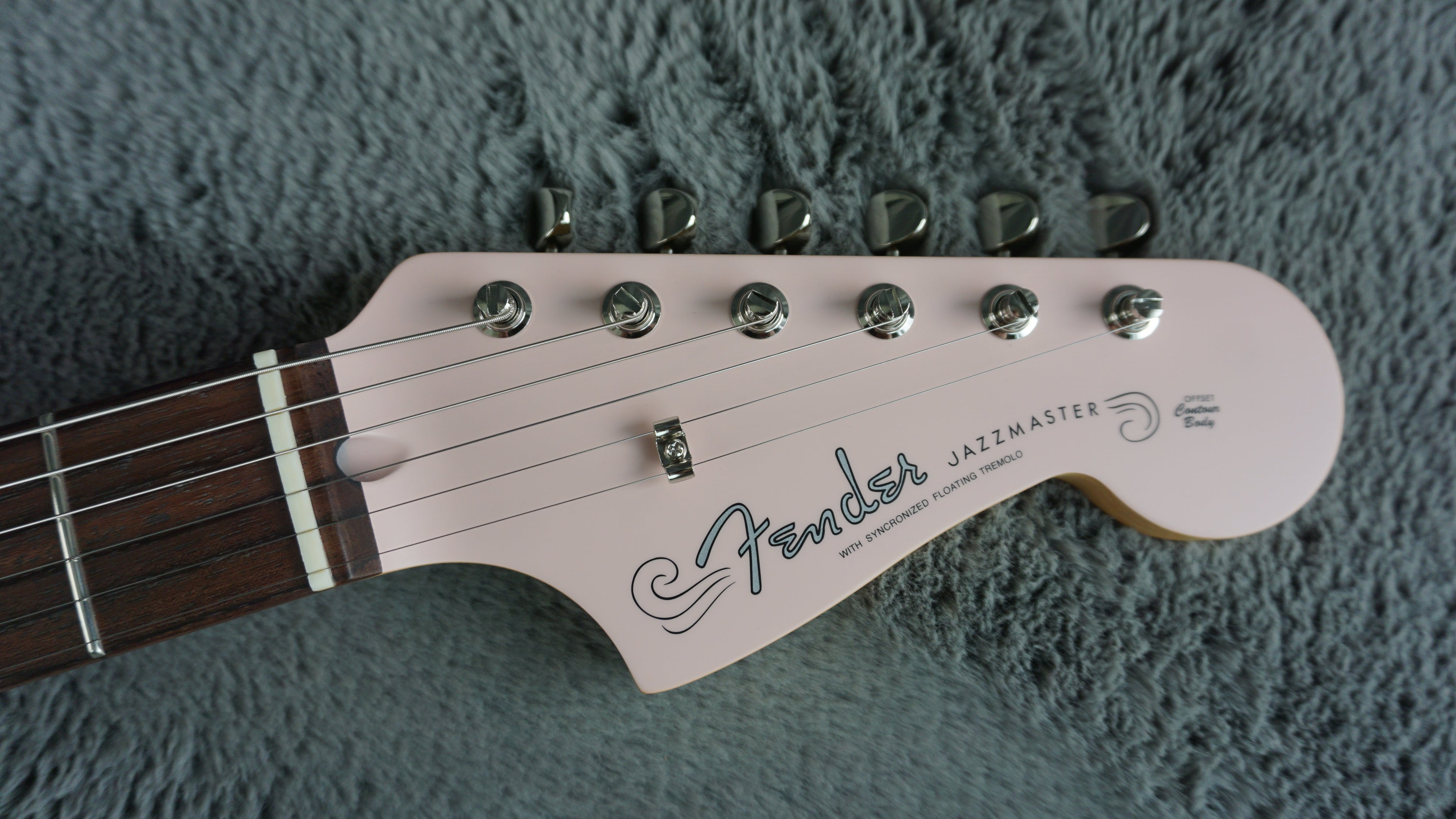 Fender Made in Japan FSR Hybrid II Jazzmaster Satin Shell Pink Kinko’s Exclusive 1 of 12