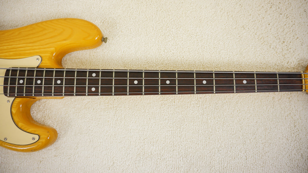 Greco Mercury Bass Vintage MIJ Electric Bass Natural Ash 1978 w/ Hard Case