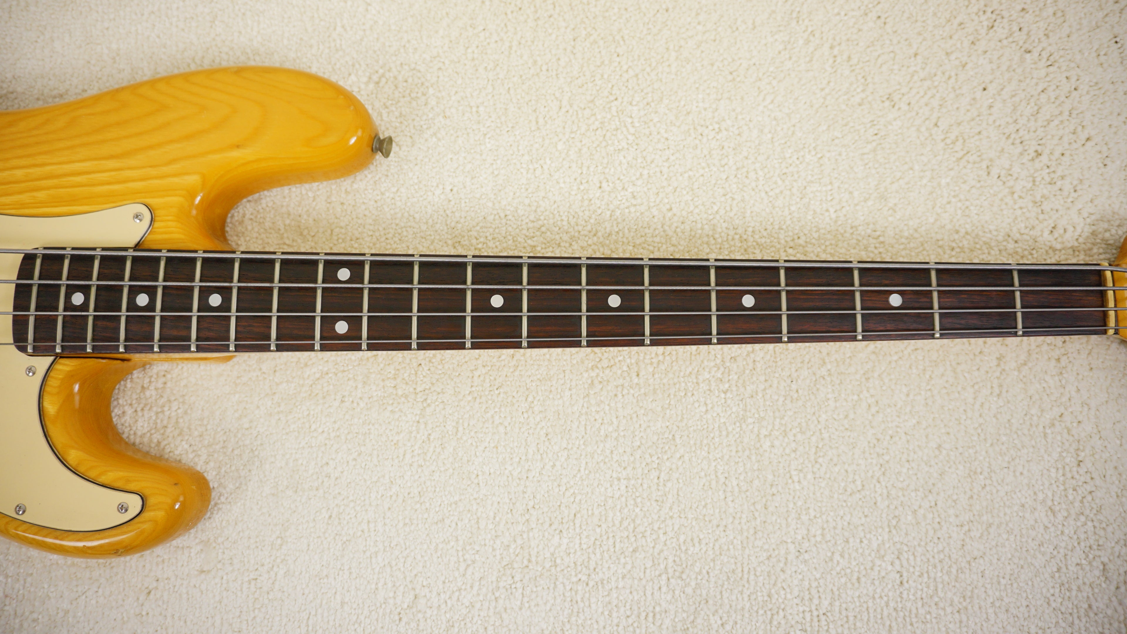 Greco Mercury Bass Vintage MIJ Electric Bass Natural Ash 1978 w/ Hard Case