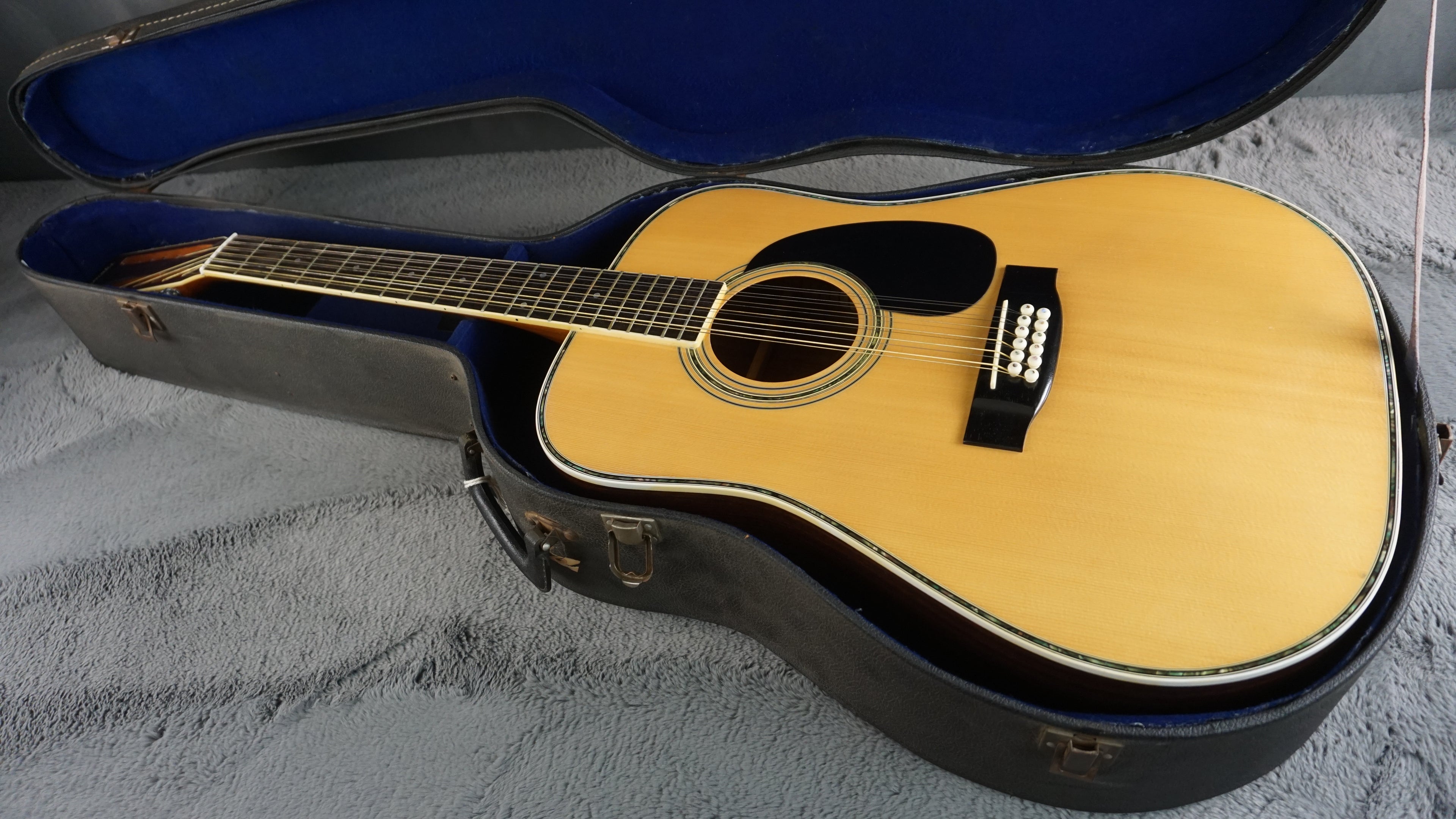 Yamaki YW-30 12-String Acoustic Guitar w/ Hard Case - Made in Japan