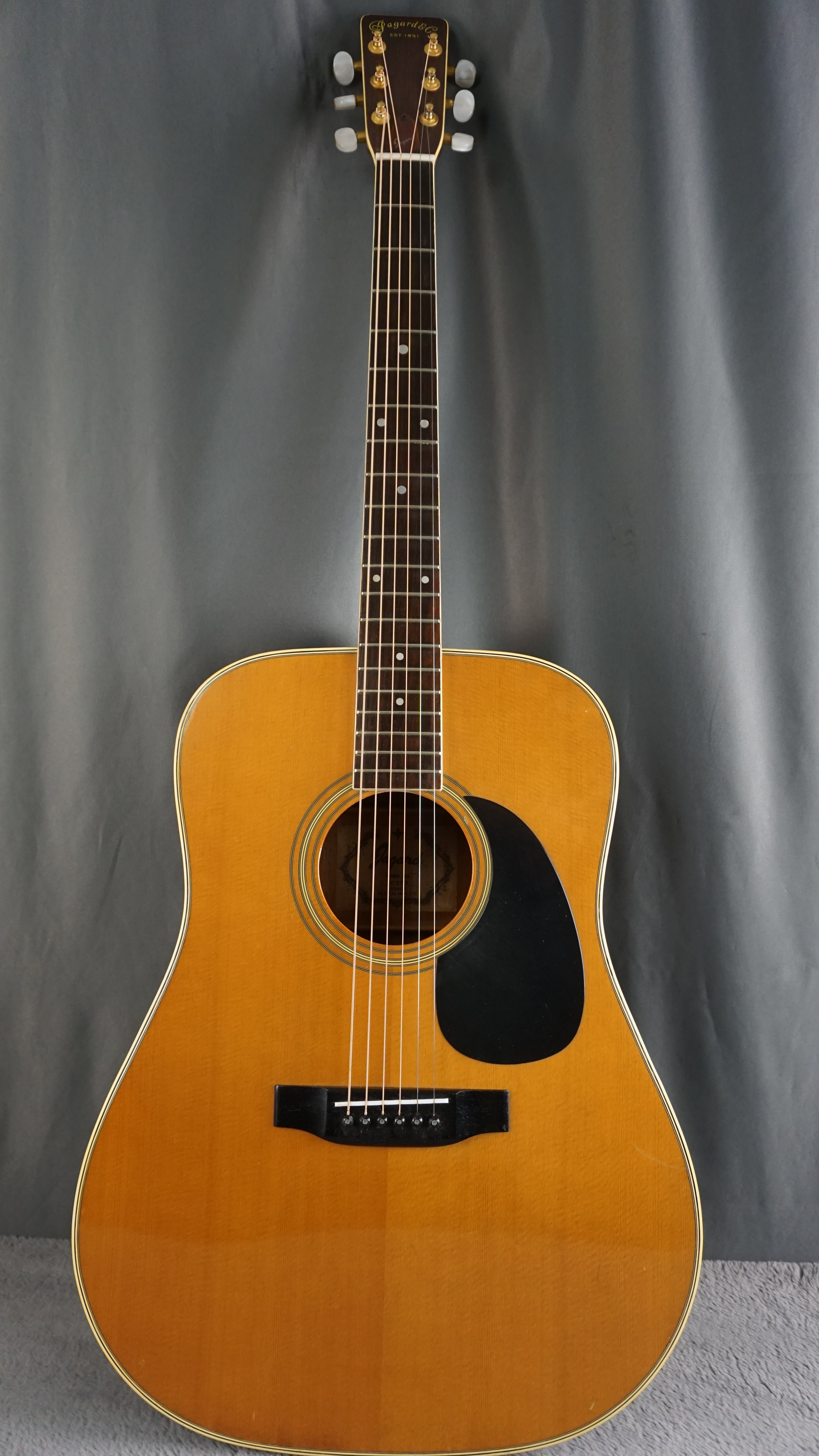Jagard JD-250 Dreadnought Acoustic Guitar MIJ Japan w/ Hard Case
