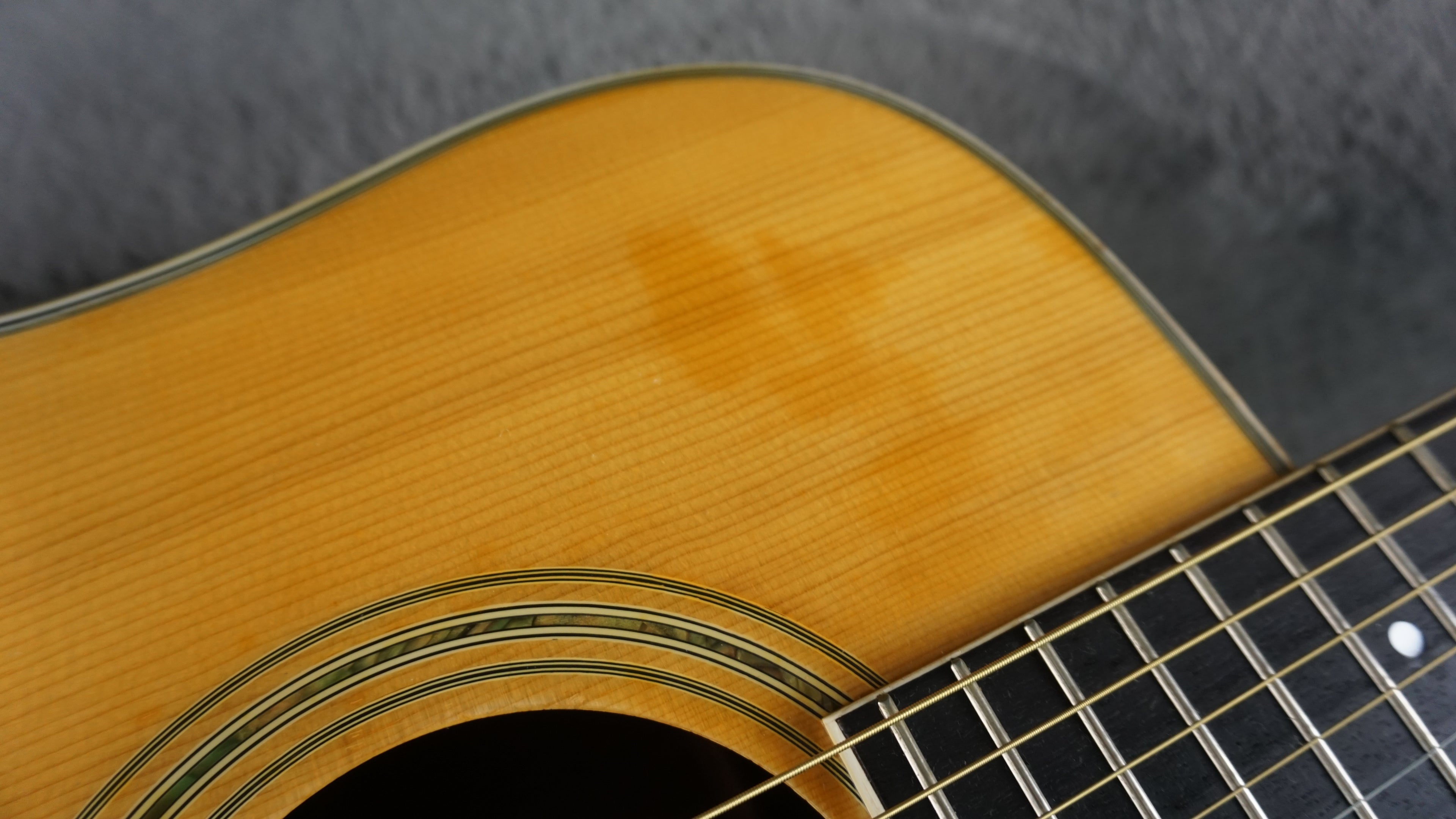 Yamaki D126 Dreadnought MIJ Acoustic Guitar w/ Original Hard Case