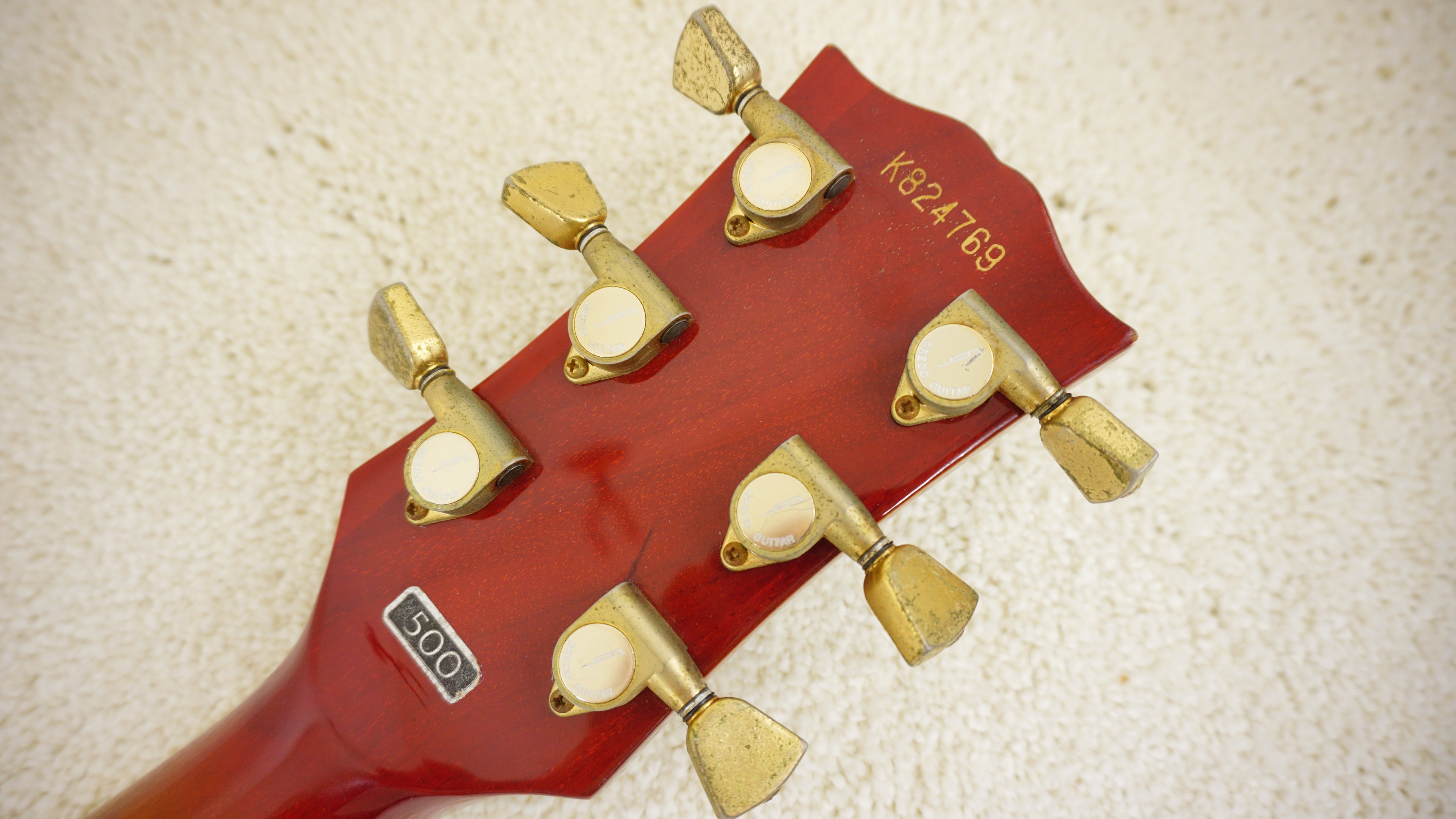1982 Greco EG-500 Custom Super Real Cherry Sunburst Japan