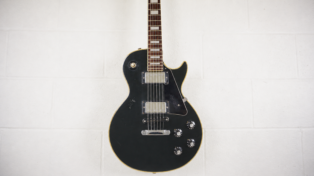 Vintage Lawsuit Single Cut Electric Guitar Black MIJ Japan