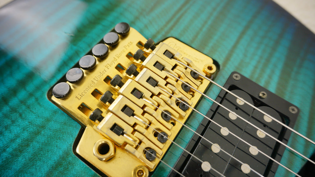 1995 Charvel SD-50 Made in Japan Trans Blue Burst HSS Electric Guitar