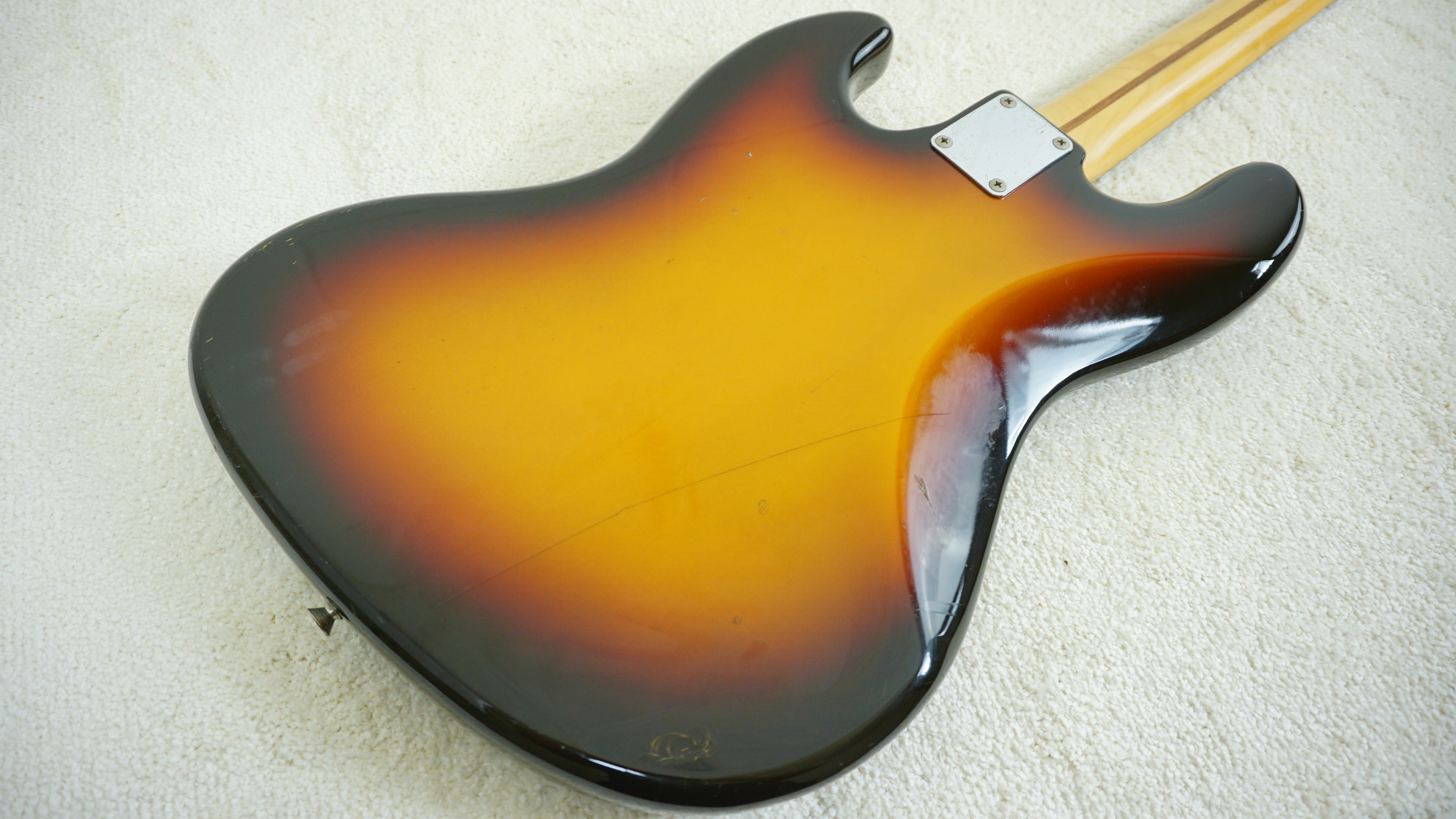 1993 Squier Silver Series Jazz Bass MIJ 3-Tone Sunburst Fujigen Japan
