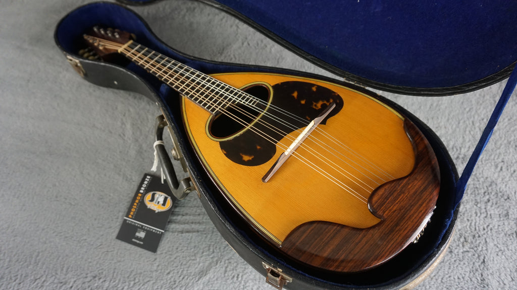 Kunishima NM8 Bowl Back Mandolin w/ Hard Case Vintage Japan
