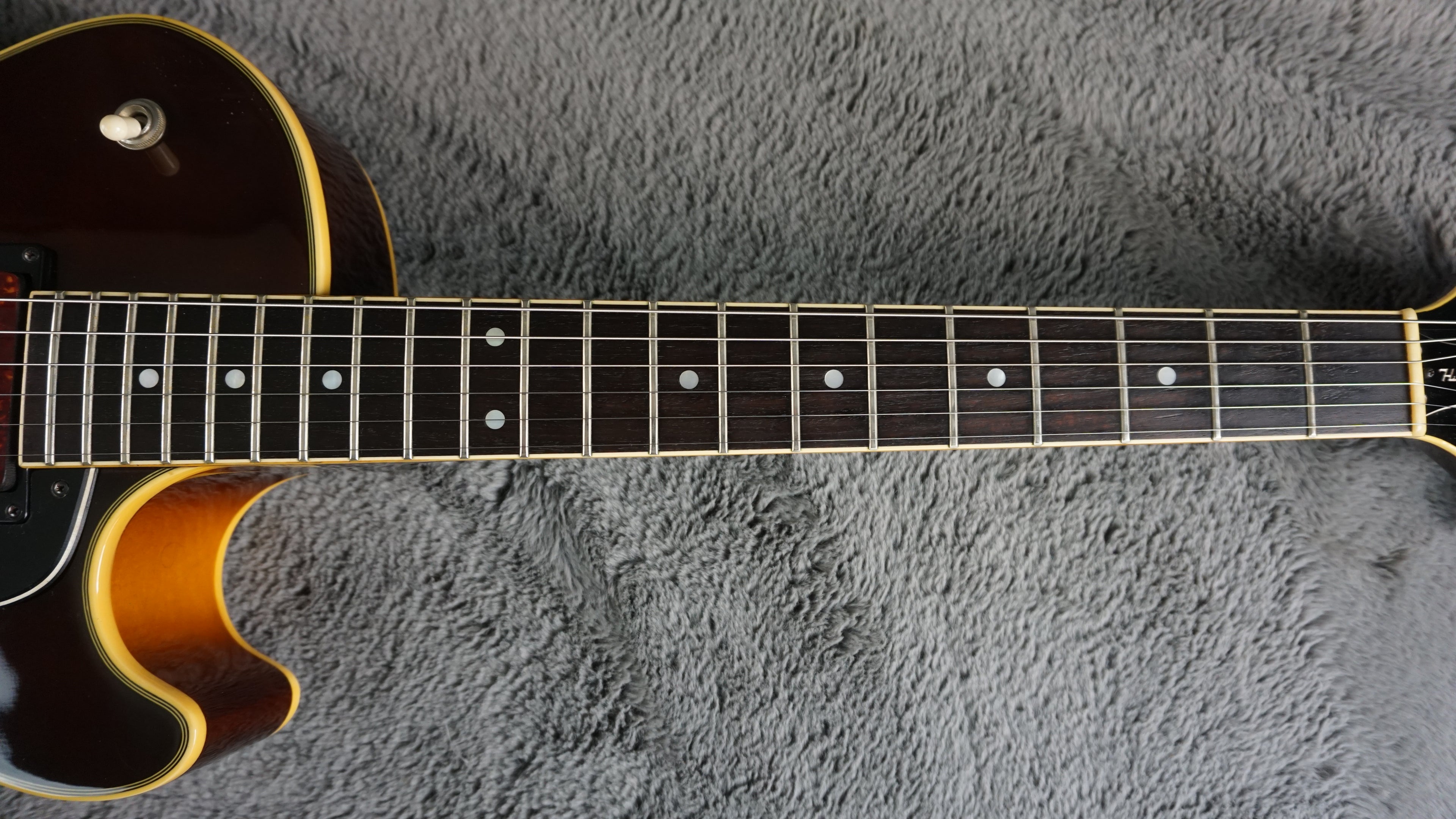 Terada HM Semi Hollowbody Electric Guitar Sunburst - Japan w/ Case