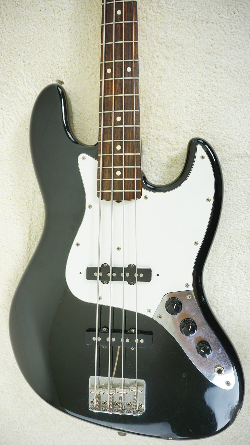 1984–1987 Fender Japan JB62 '62 Reissue Jazz Bass Black Fujigen