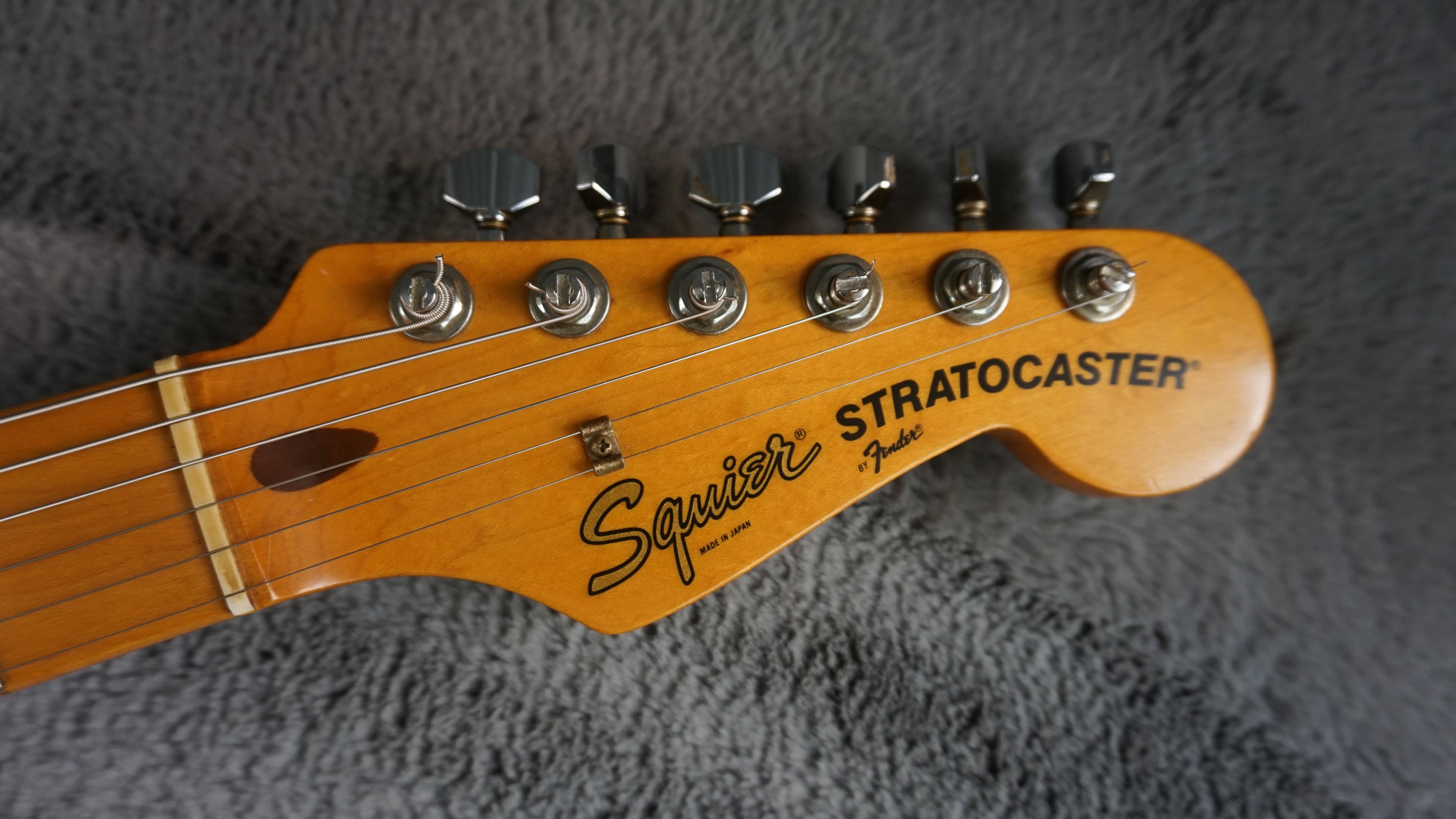 1987 MIJ Squier Stratocaster Fujigen E-Series Sunburst w/ ESP Rail Pickup & Fender Case