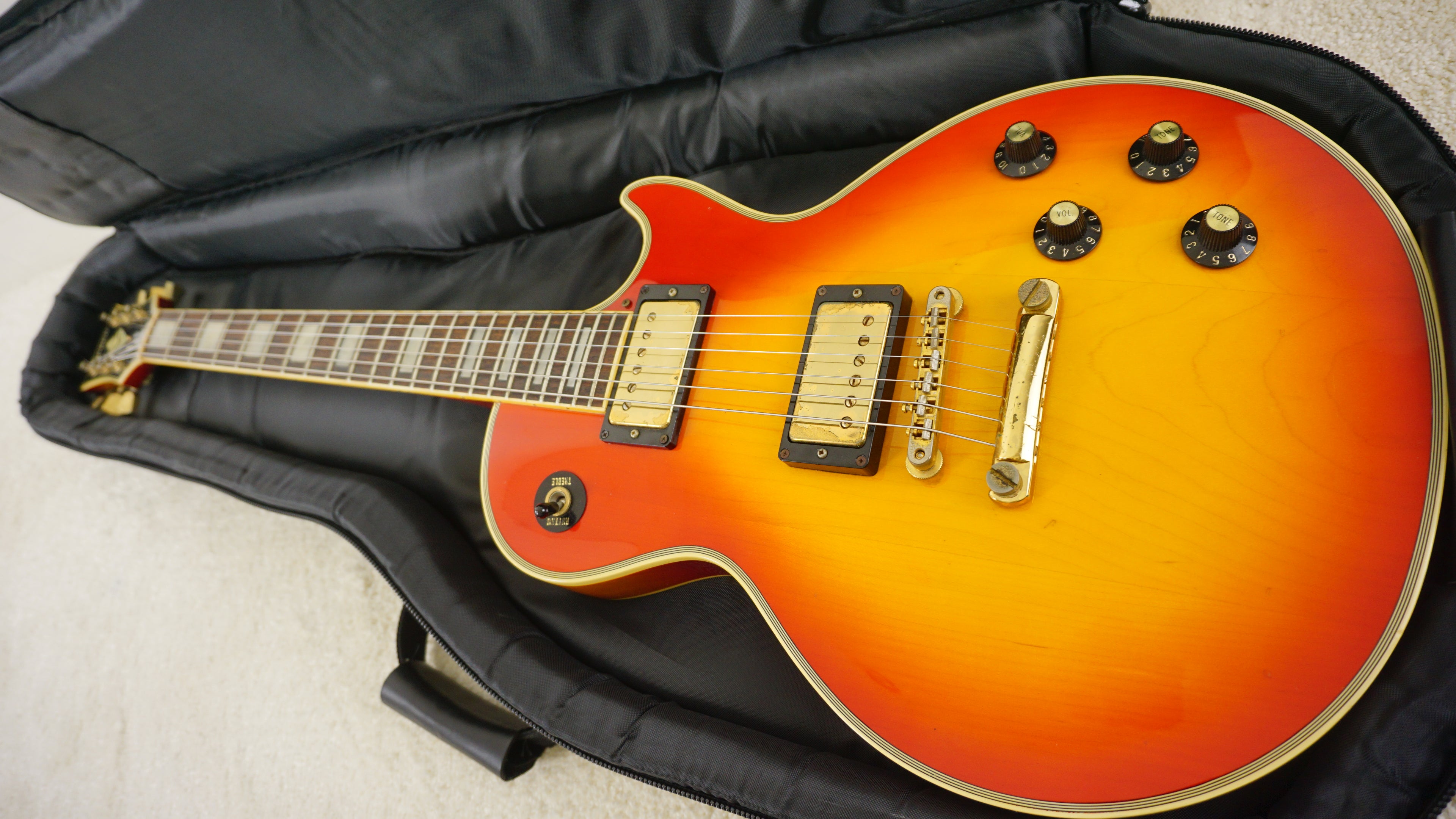 1982 Greco EG-500 Custom Super Real Cherry Sunburst Japan