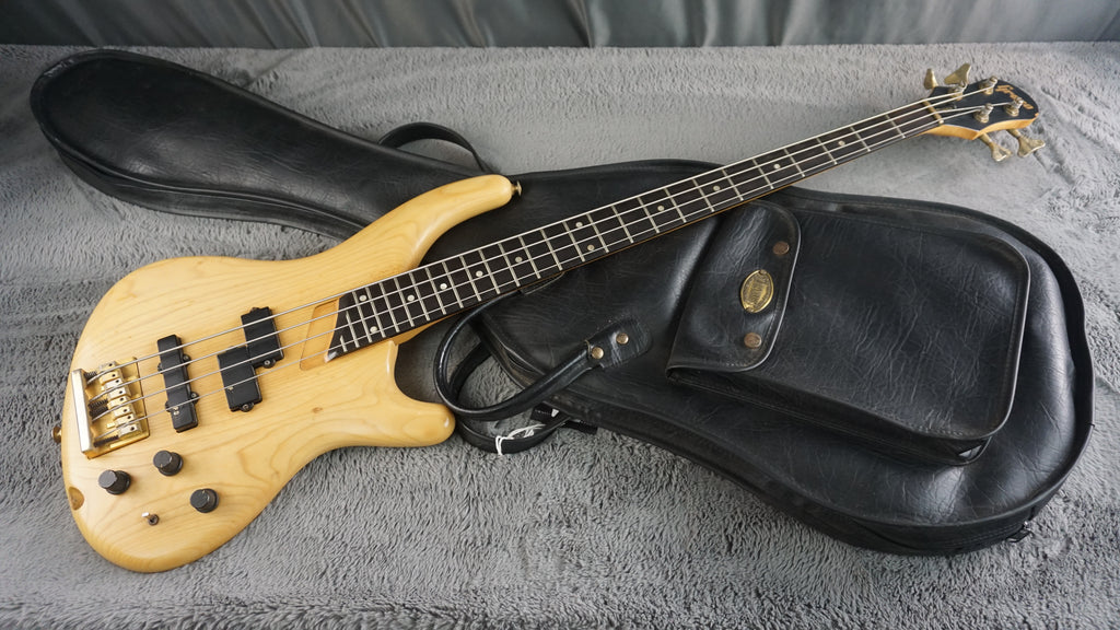 Greco Phoenix Bass MIJ Neck Through Bass Natural Finish Vintage Japan