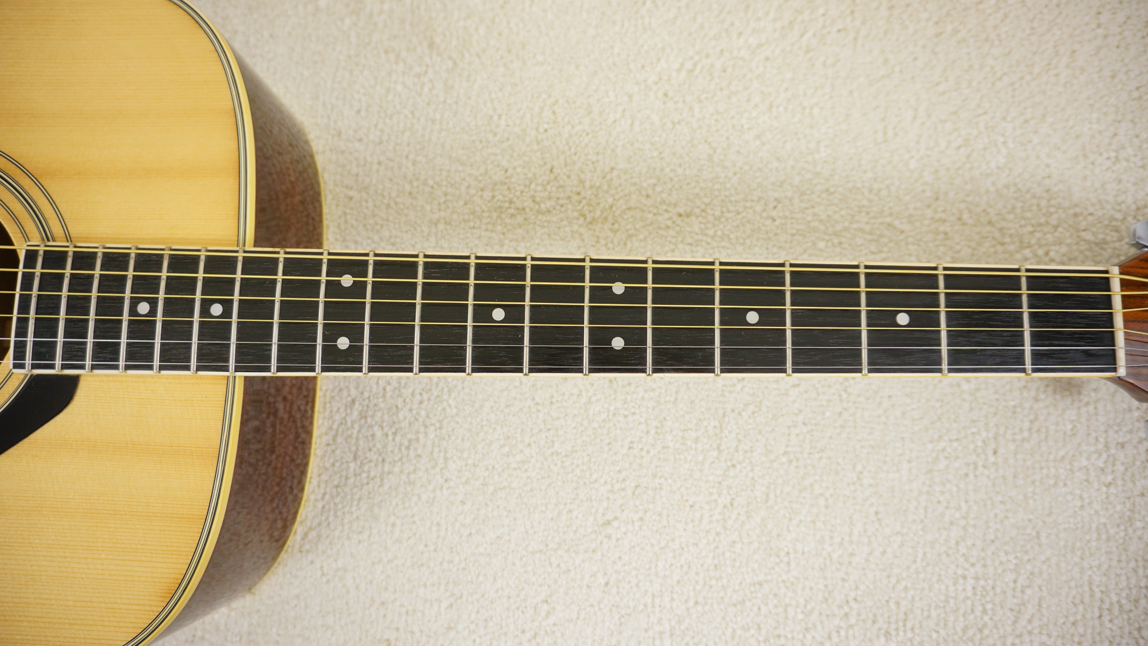 Yamaha FG-200D Dreadnought Acoustic Guitar MIJ Japan w/ Chipboard Case