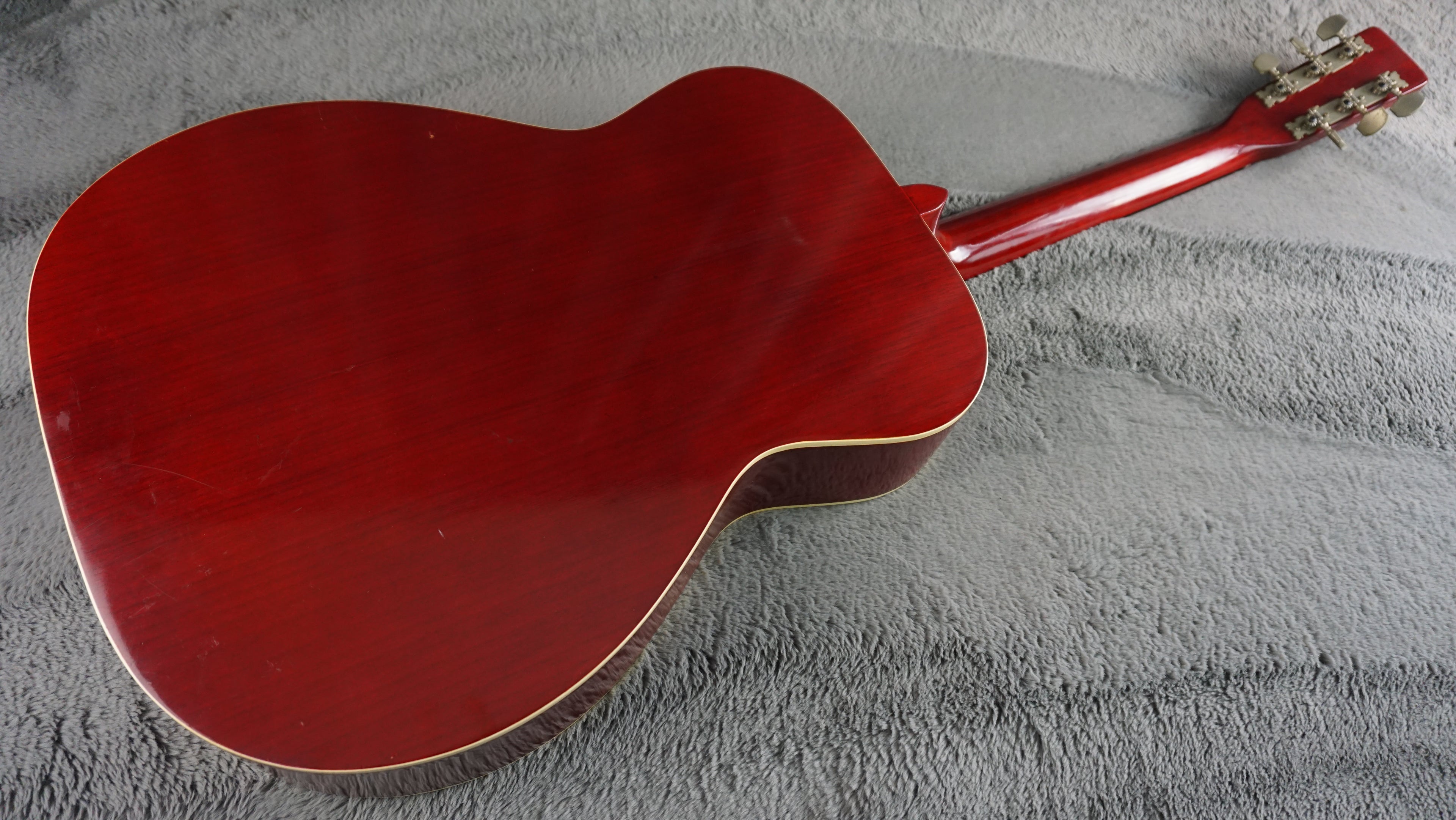 Thomas TM-180 Vintage MIJ Acoustic Guitar Cherry Sunburst w/ Hard Case