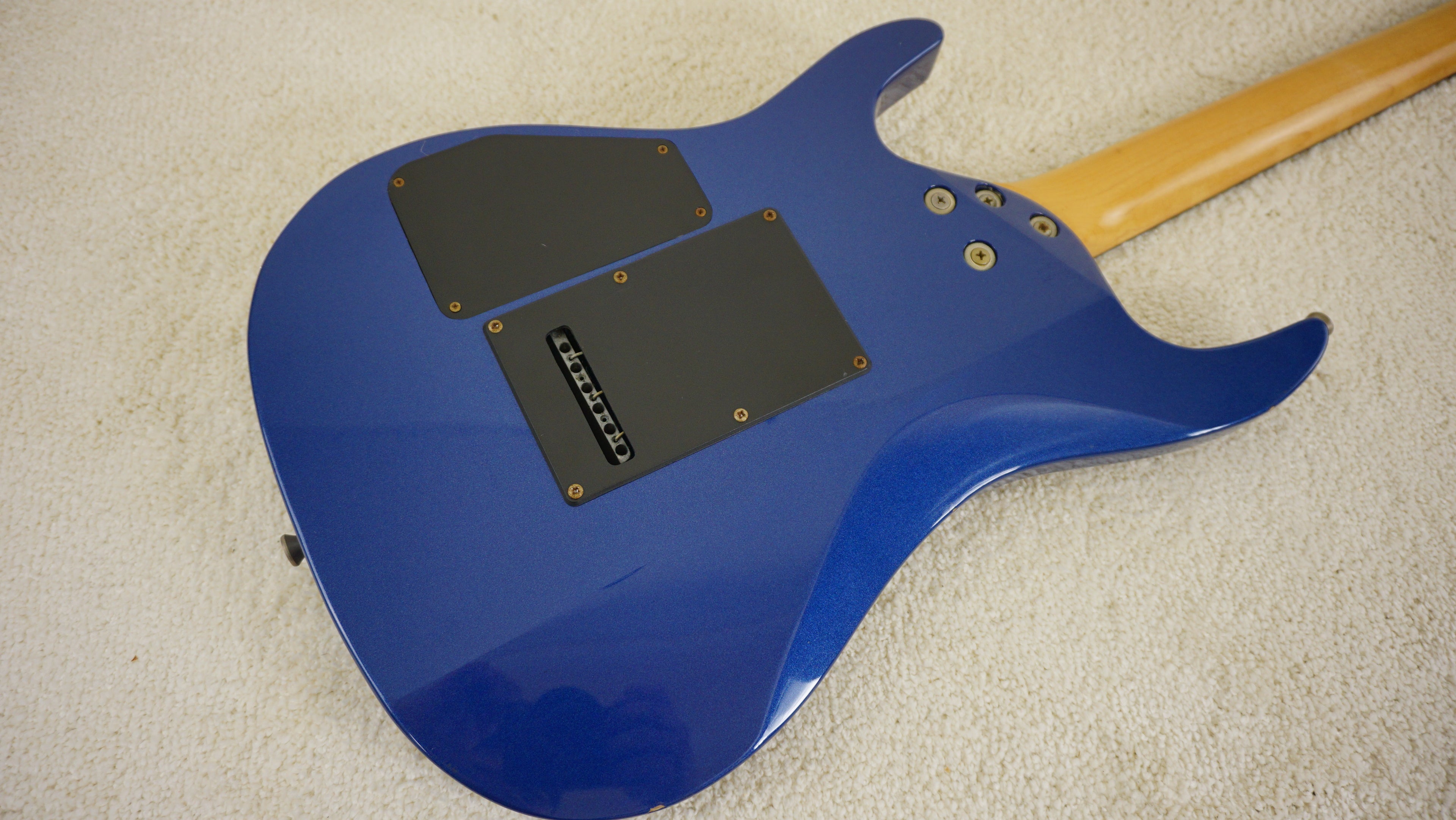 Aria Pro II MA Series Metallic Blue HSS Electric Guitar