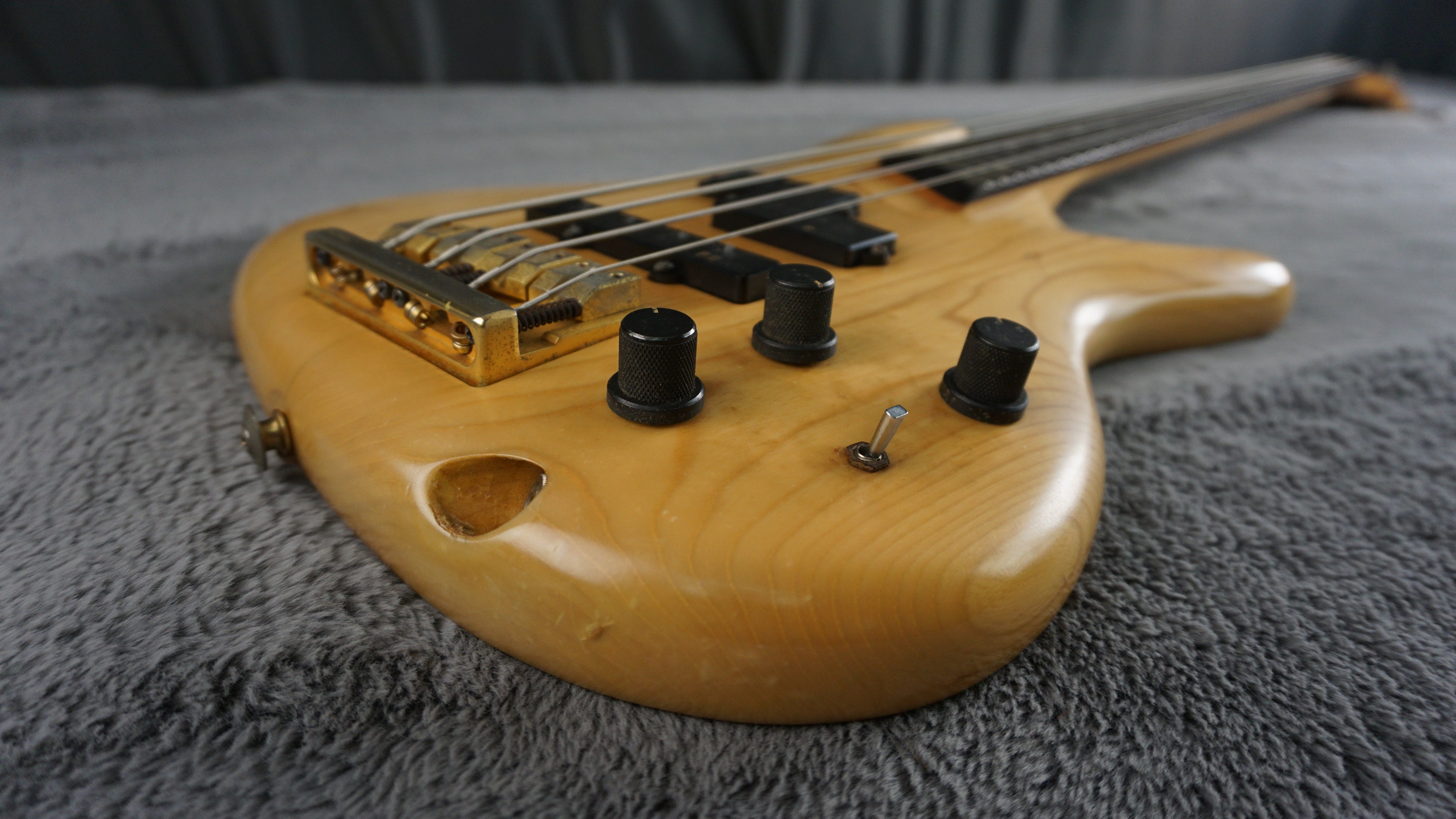 Greco Phoenix Bass MIJ Neck Through Bass Natural Finish Vintage Japan