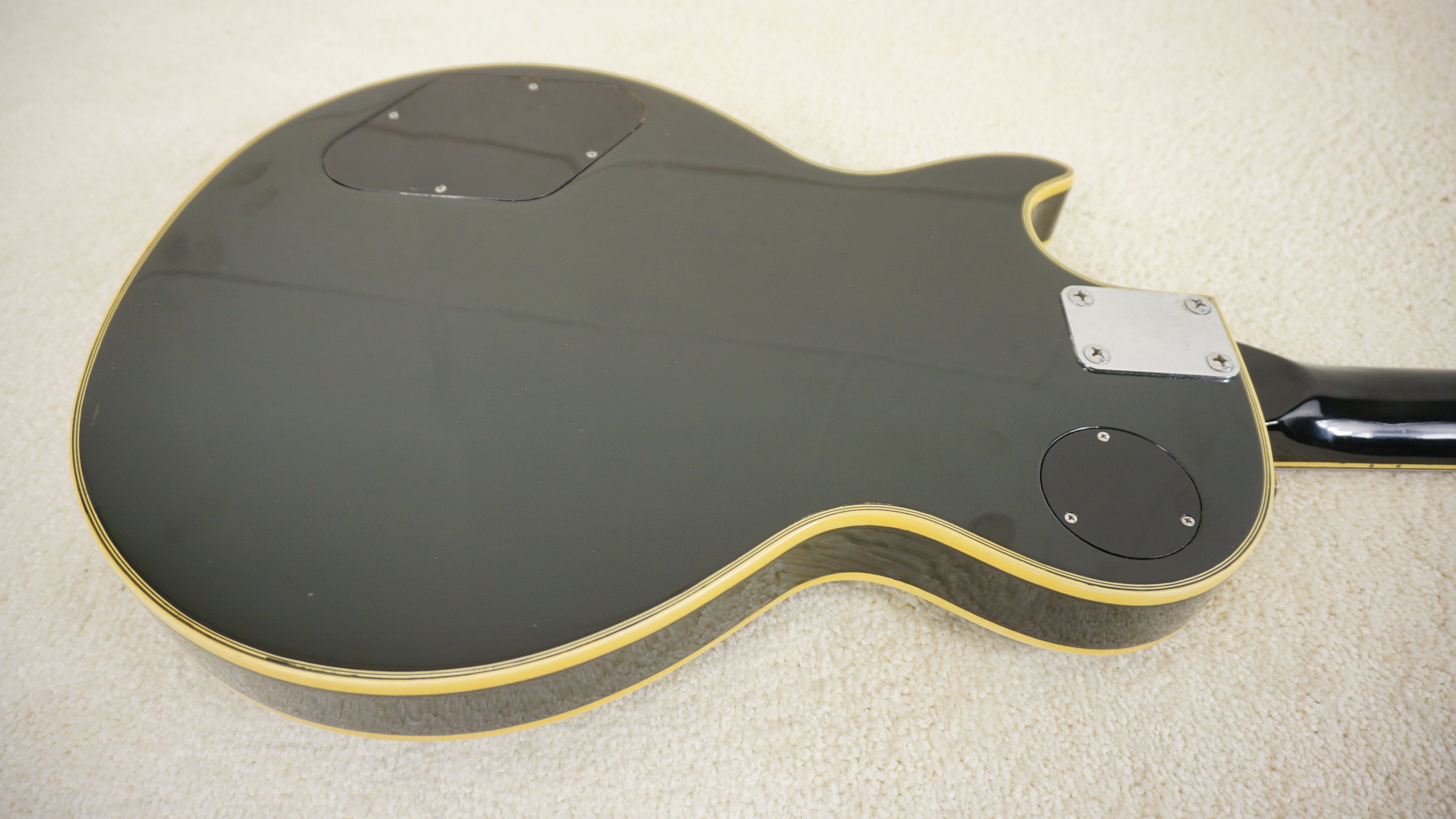 Vintage Lawsuit Single Cut Electric Guitar Black MIJ Japan