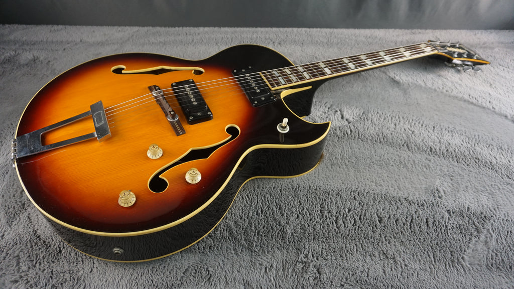 Guyatone Hollowbody Electric 1960s - Sunburst Japan Dual Pickup