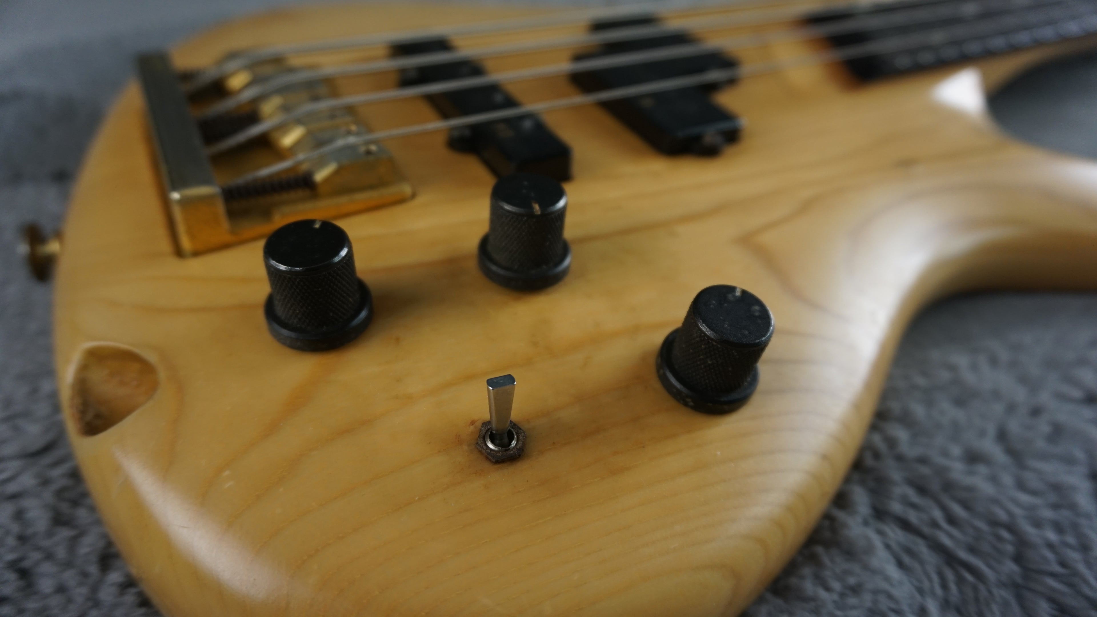 Greco Phoenix Bass MIJ Neck Through Bass Natural Finish Vintage Japan