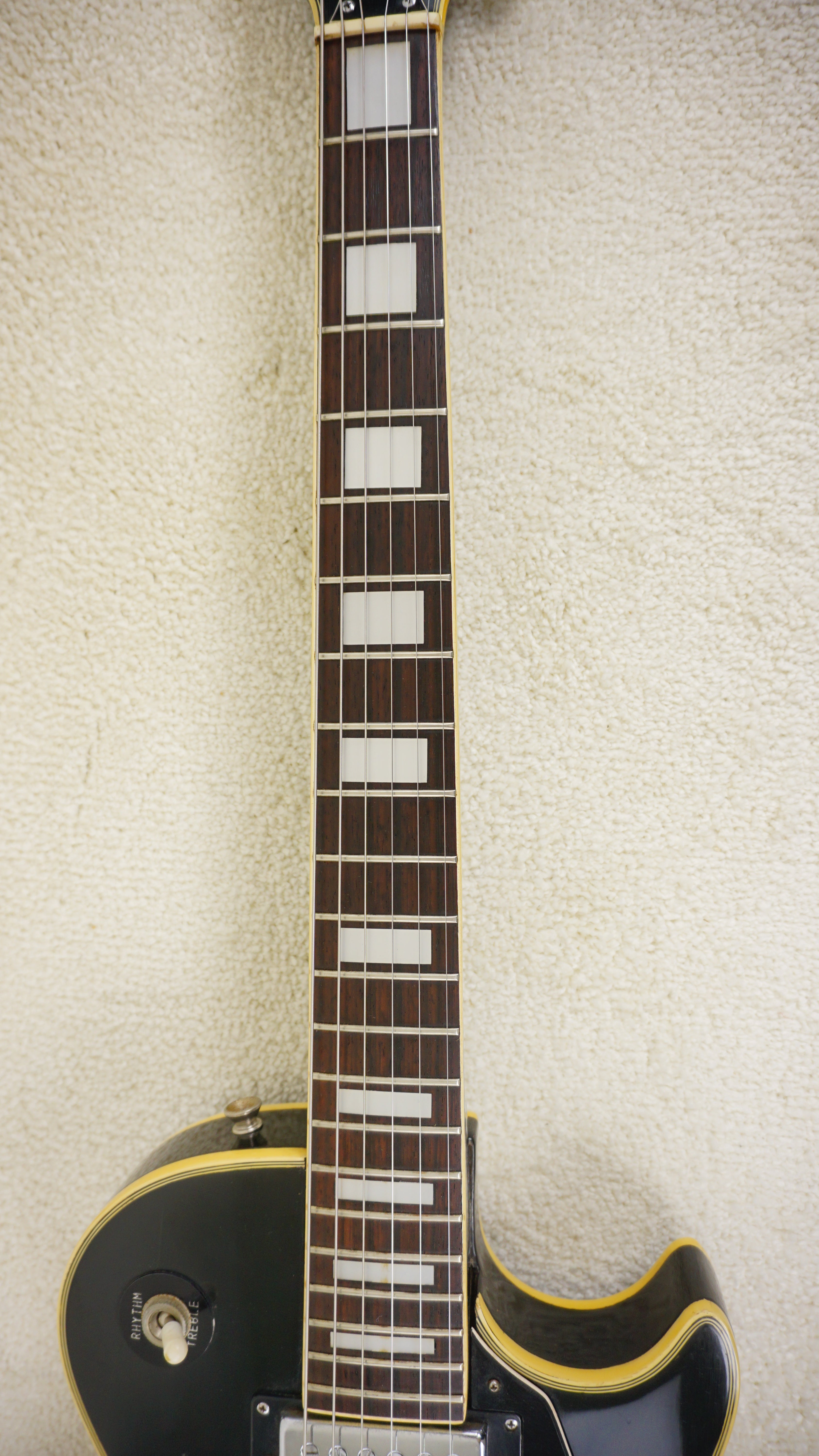 Vintage Lawsuit Single Cut Electric Guitar Black MIJ Japan