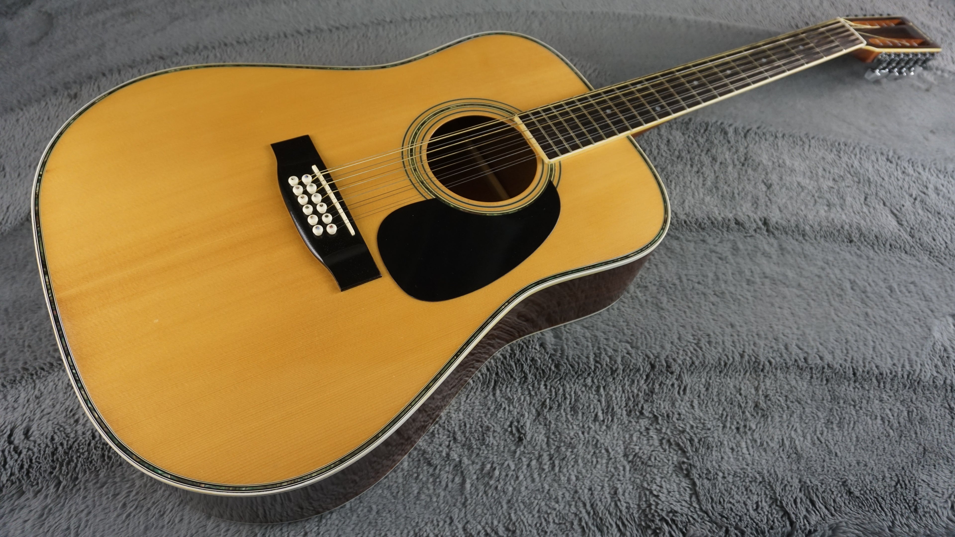 Yamaki YW-30 12-String Acoustic Guitar w/ Hard Case - Made in Japan