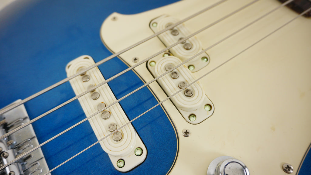 Yamaha SBV-550 - Shelby Blue Japan Bass Guitar
