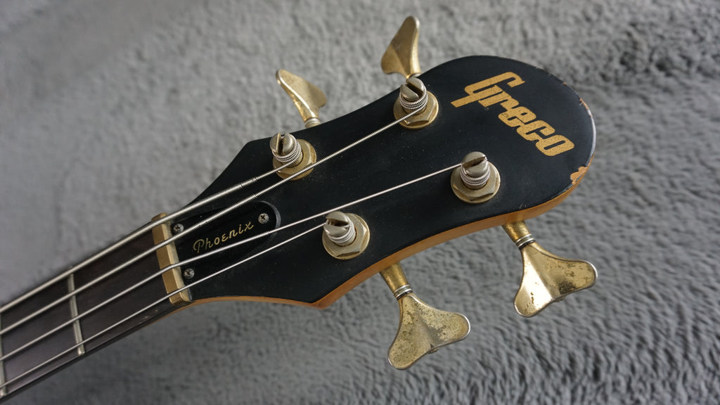 Greco Phoenix Bass MIJ Neck Through Bass Natural Finish Vintage Japan