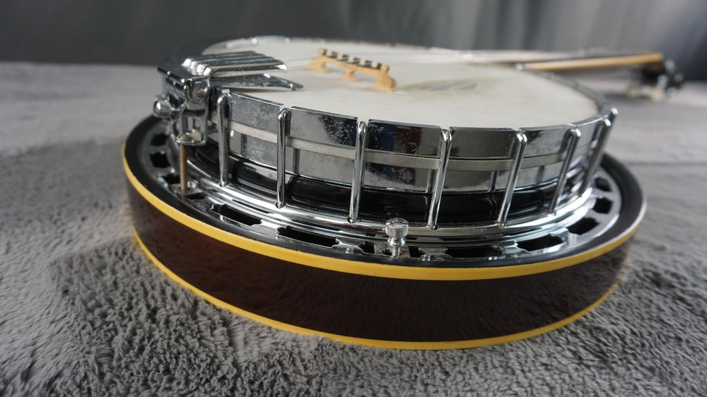 Morris 5-String Resonator Banjo w/ Hard Case