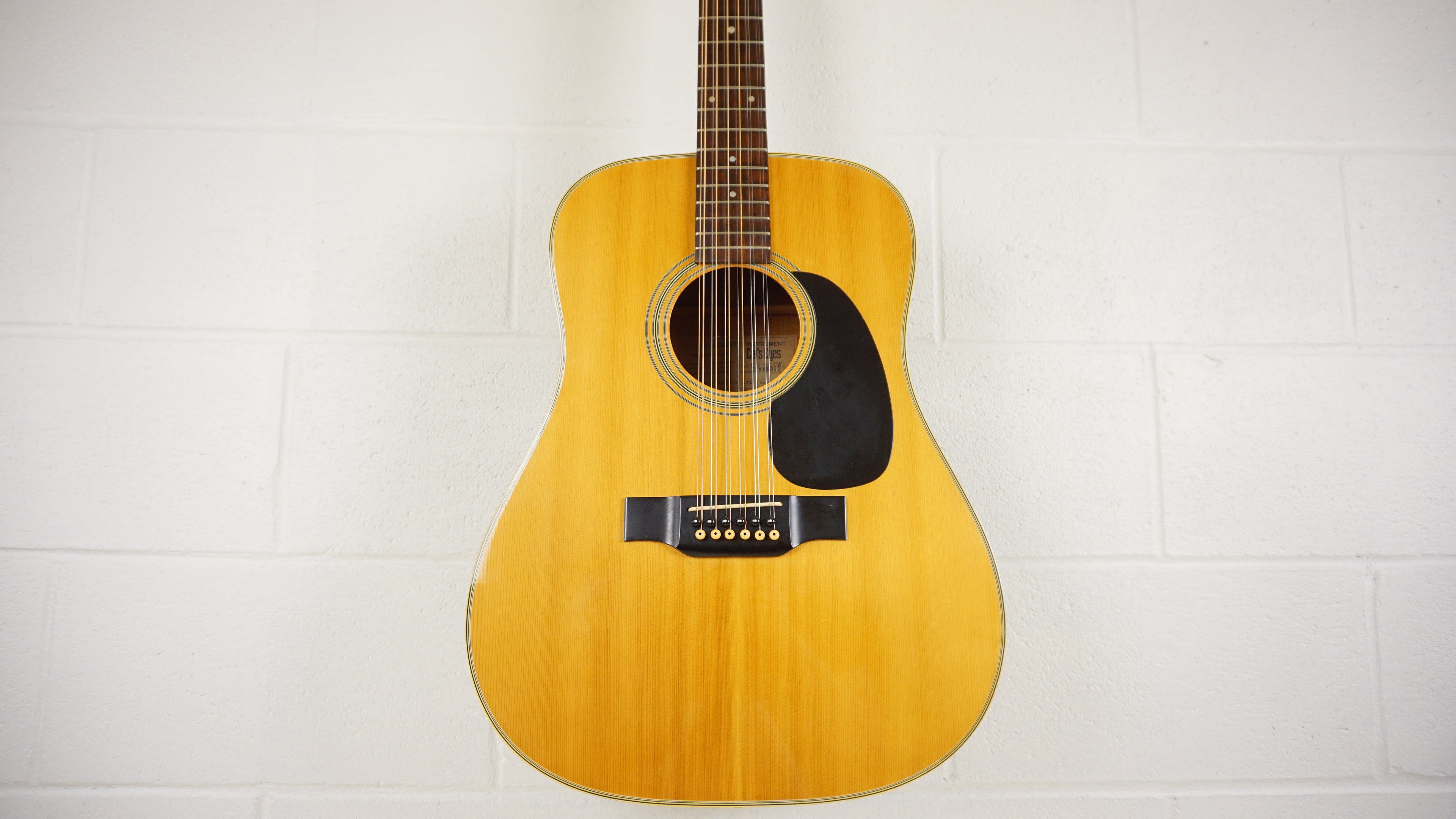 Cat's Eyes CE-350TW 12-String Acoustic Guitar MIJ Japan w/ Hard Case
