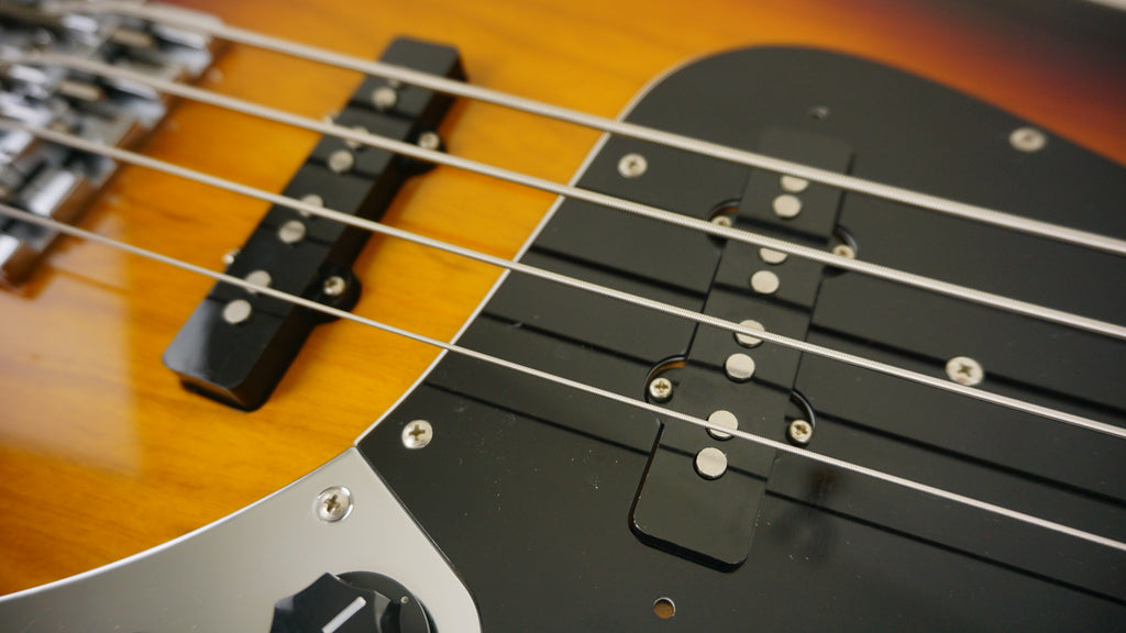 Fender Japan JB-75 Jazz Bass w/ Badass II Bridge – 3-Tone Sunburst 02-04