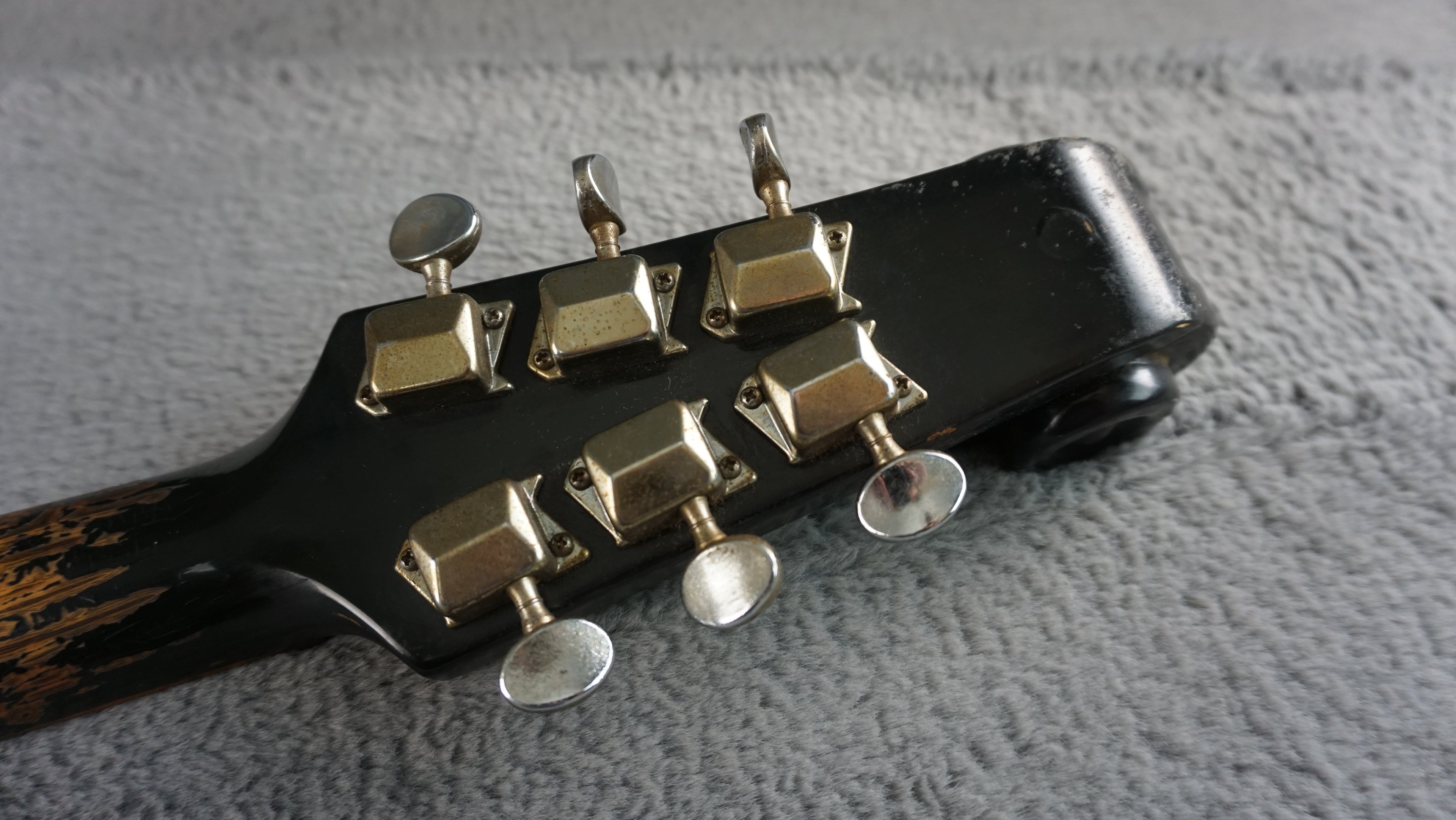 Firstman Liverpool Violin Guitar - Black - Hollow Body Japan
