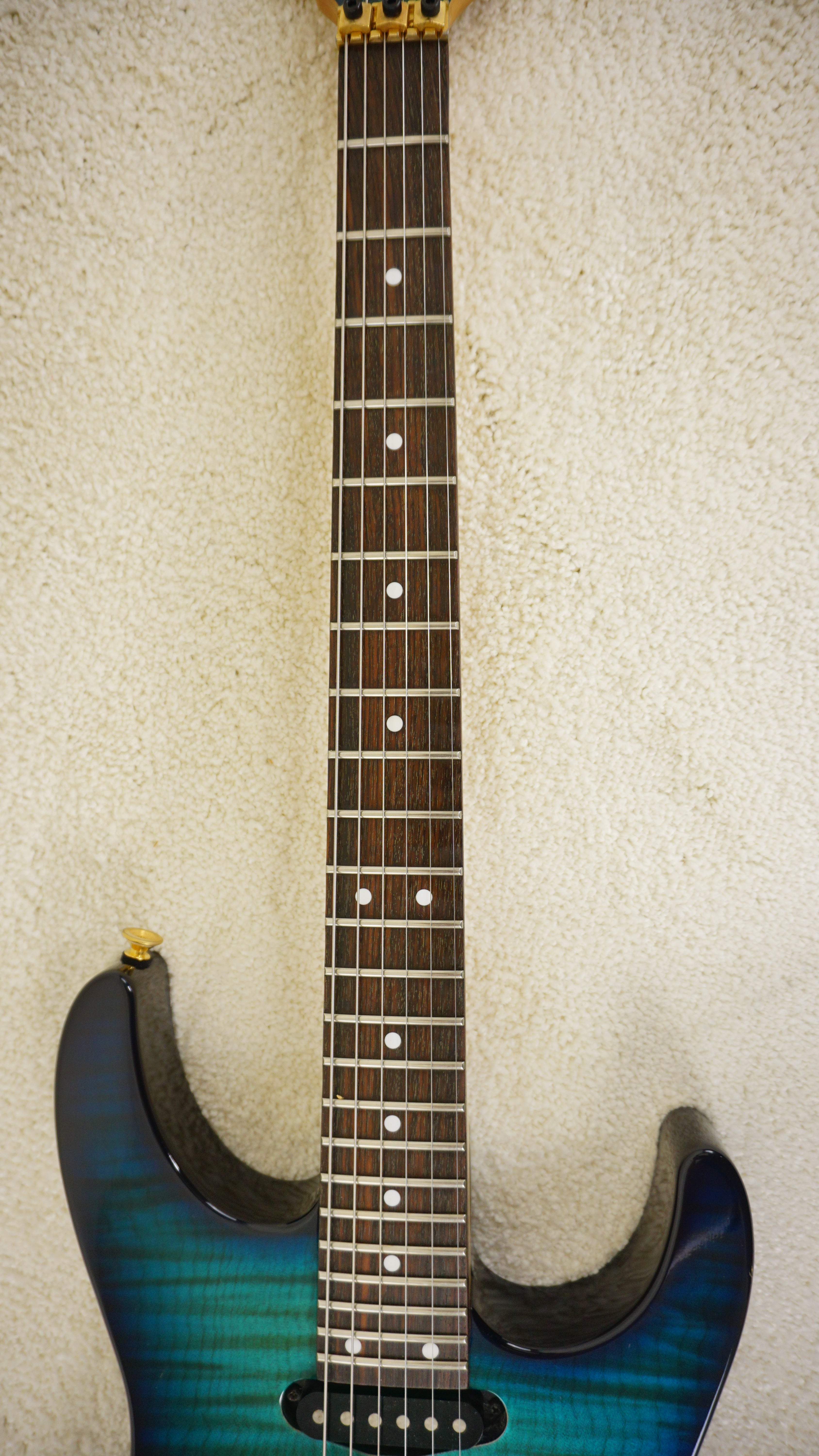 1995 Charvel SD-50 Made in Japan Trans Blue Burst HSS Electric Guitar