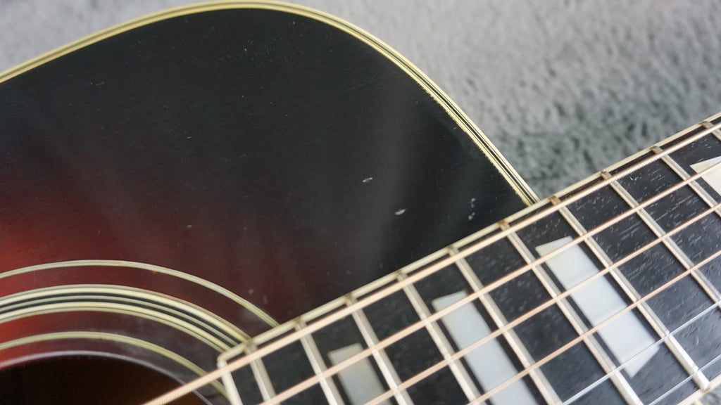 Yamaha L-8S Jumbo Acoustic Guitar MIJ Japan Vintage Sunburst w/ Original Hard Case