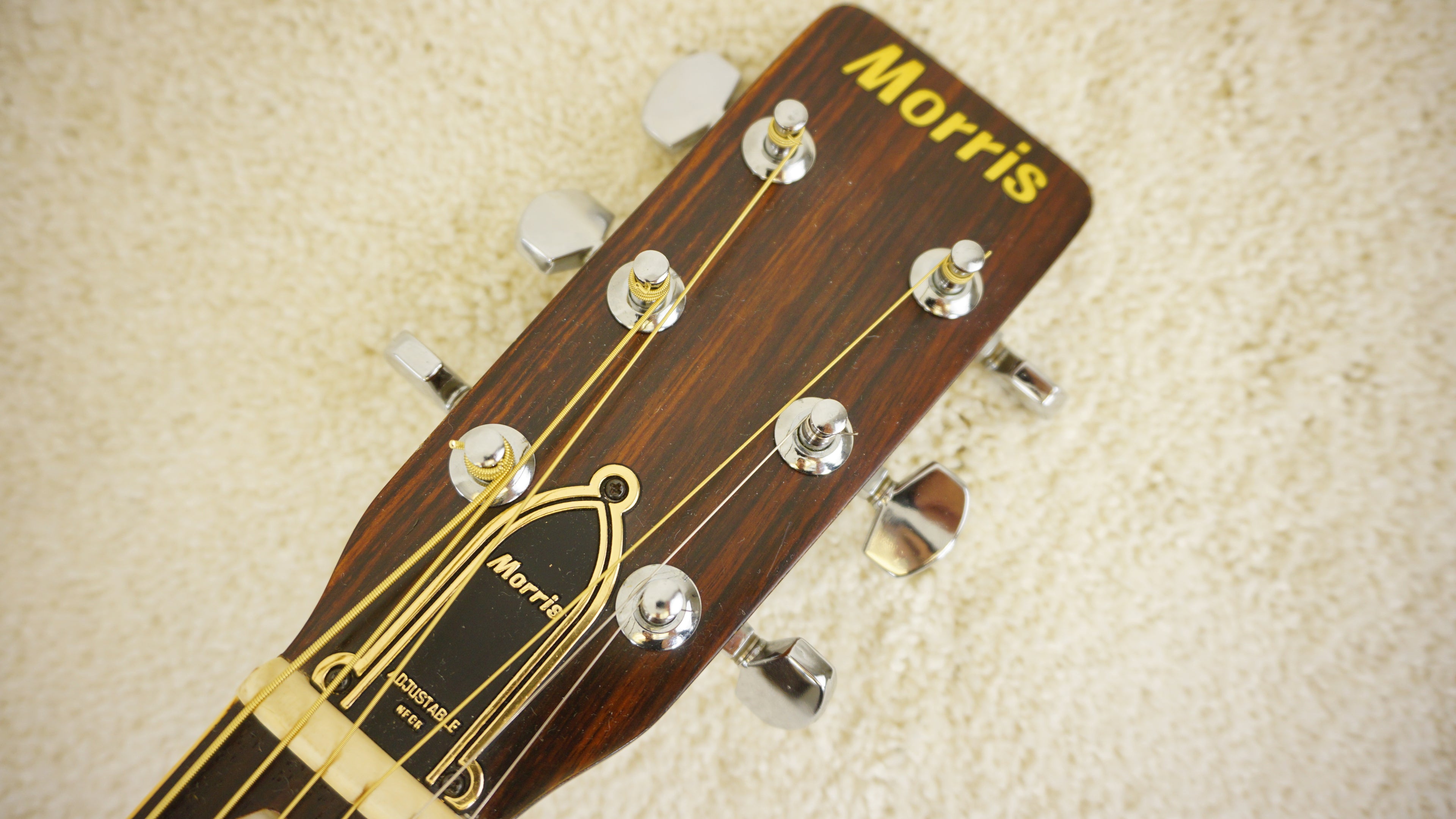1973 Morris W-40 Vintage Japanese Dreadnought Acoustic Guitar w/ Hard Case