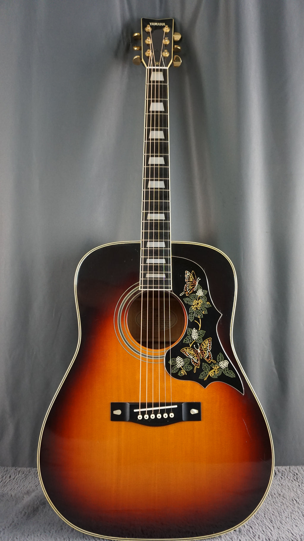 Yamaha L-8S Jumbo Acoustic Guitar MIJ Japan Vintage Sunburst w/ Original Hard Case