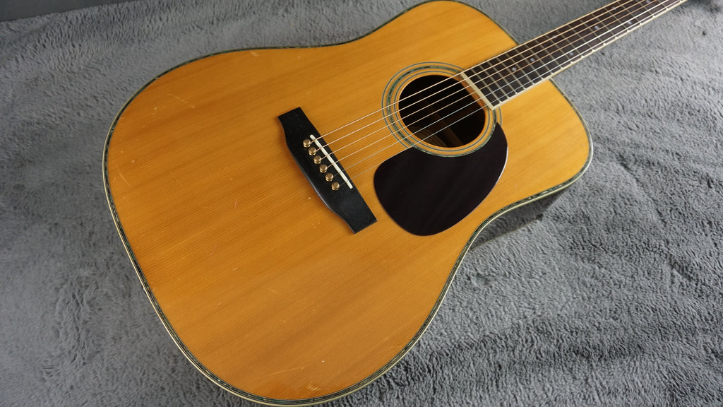 Morris W-35 Vintage MIJ Dreadnought Acoustic Guitar w/ Hard Case