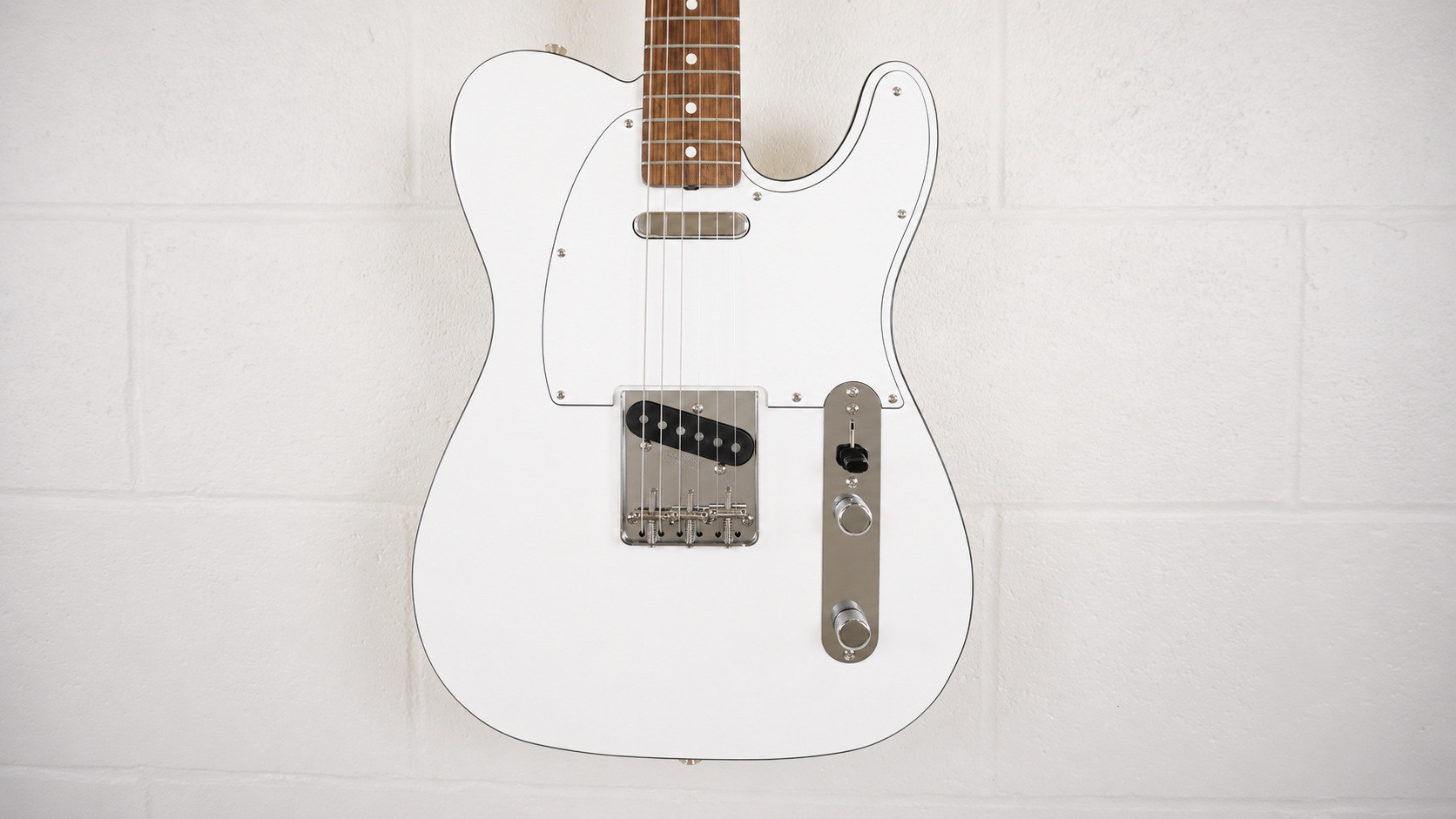 Fender FSR Traditional II 60s Telecaster Custom RW 2025 Olympic White w/ Black Binding MIJ