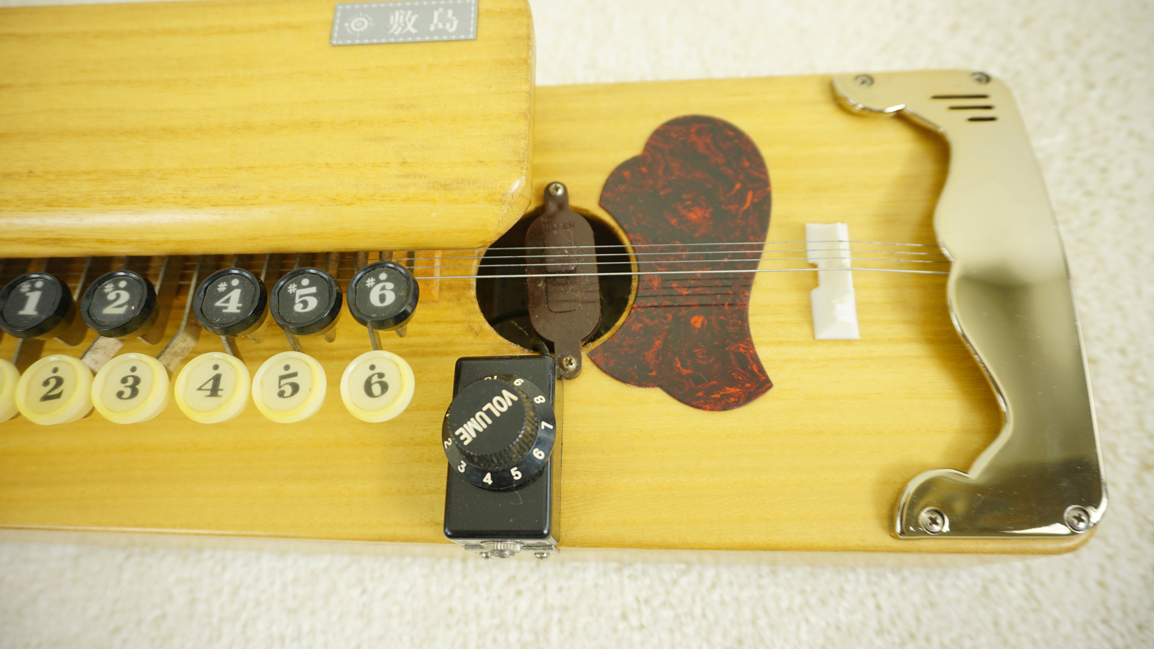 Japanese Electric Taishogoto Nagoya Harp w/ Volume Control & Hard Case