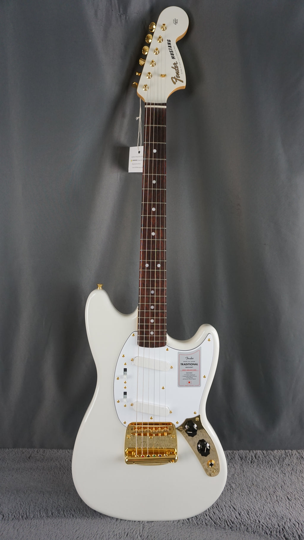 Fender Traditional Mustang 2025 Collection Japan White Pearl Rosewood w/ Gold Hardware