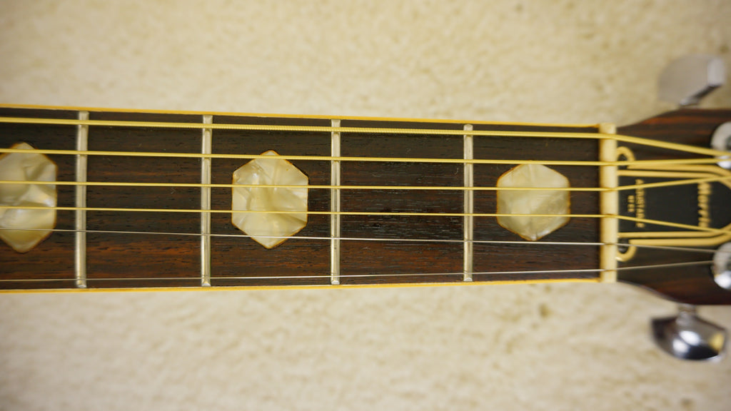 1973 Morris W-40 Vintage Japanese Dreadnought Acoustic Guitar w/ Hard Case